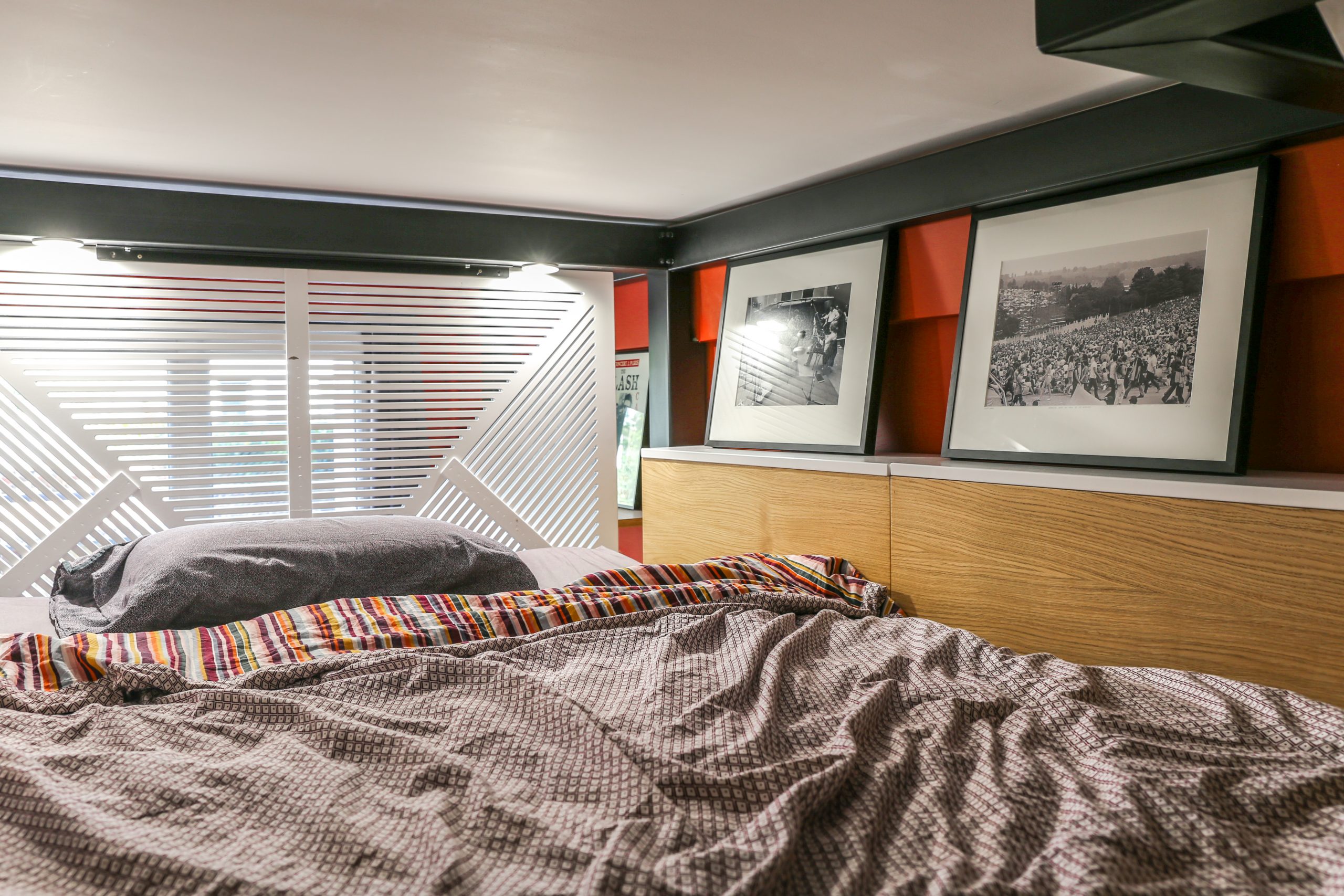 chambre fermée en mezzanine