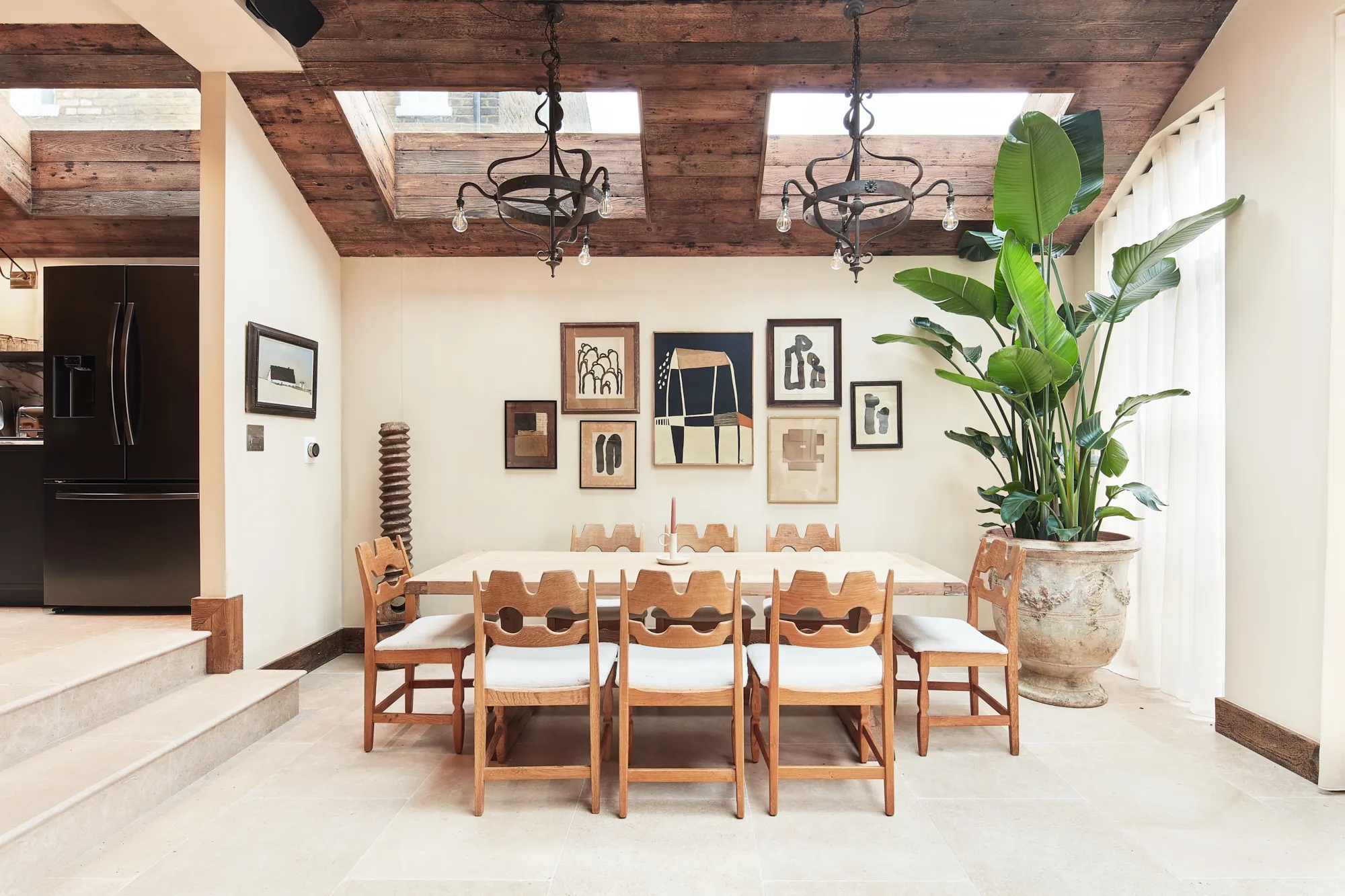 salle à manger avec velux décoration naturelle et contemporaine salle à manger avec velux décoration naturelle et contemporaine