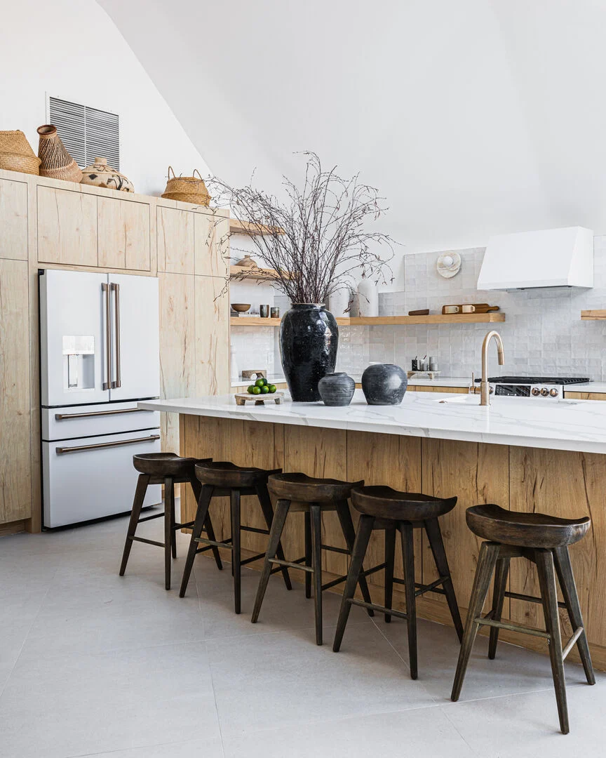 cuisine bois design maison dôme décoration moderne Perch cuisine bois design maison dôme décoration moderne Perch