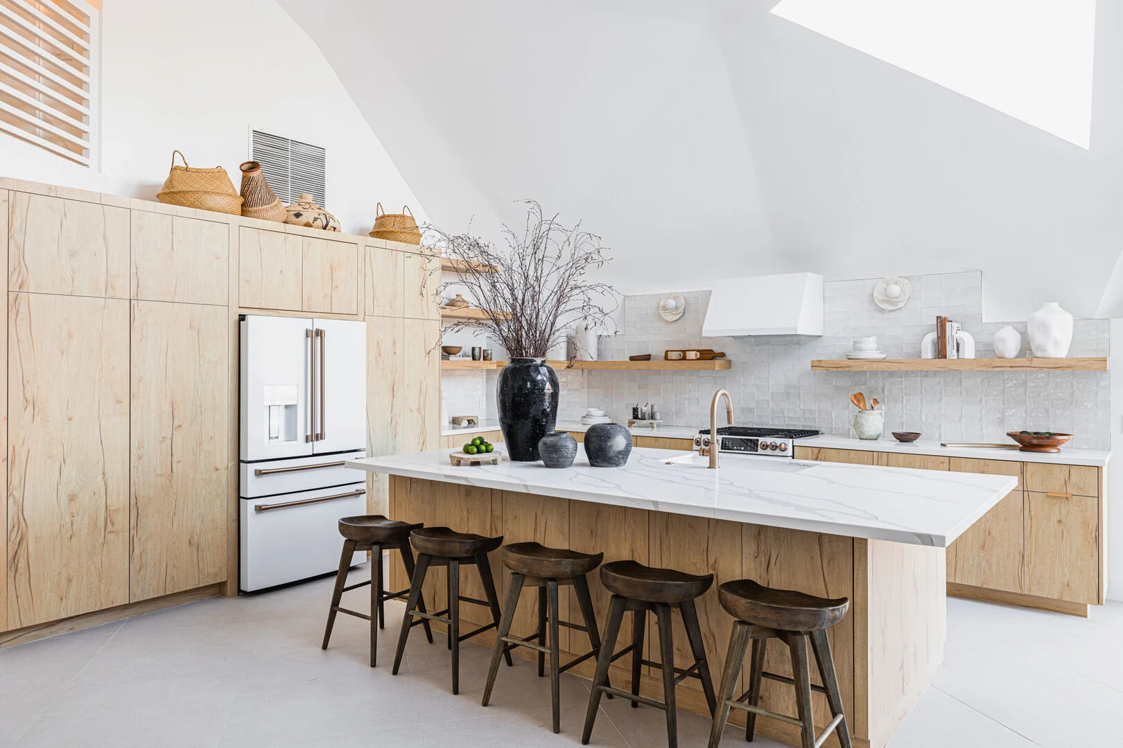 cuisine bois design maison dôme décoration moderne Perch cuisine bois design maison dôme décoration moderne Perch