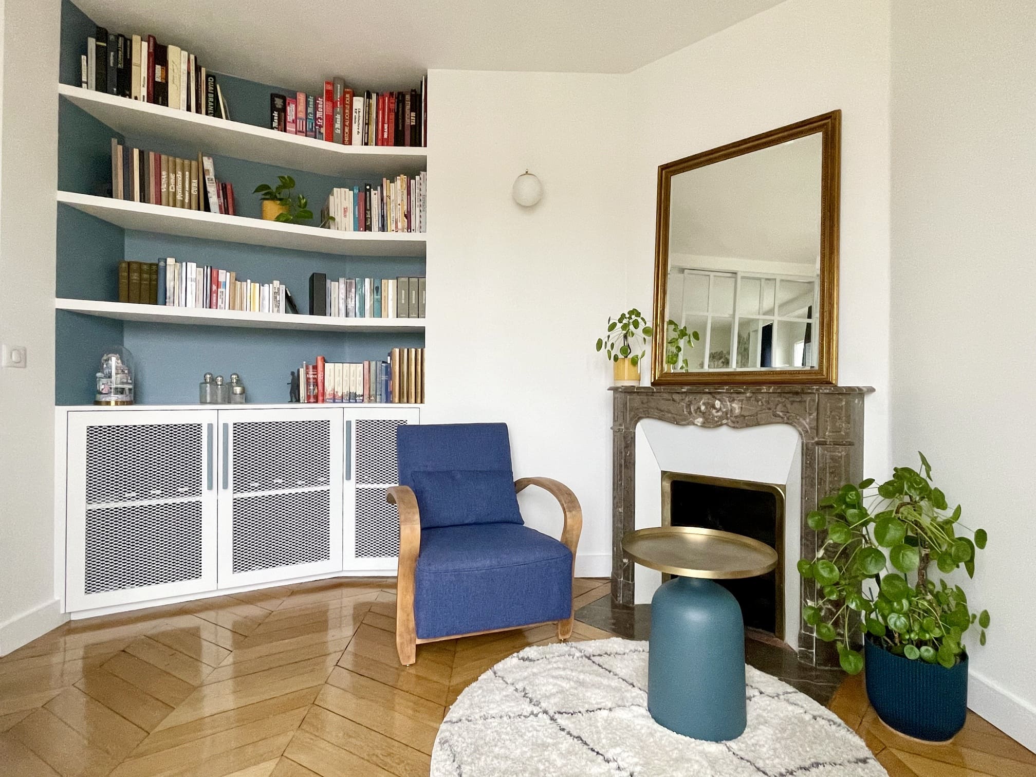 bureau rénovation partielle appartement Paris Happy Pog Charlotte Gille bureau rénovation partielle appartement Paris Happy Pog Charlotte Gille