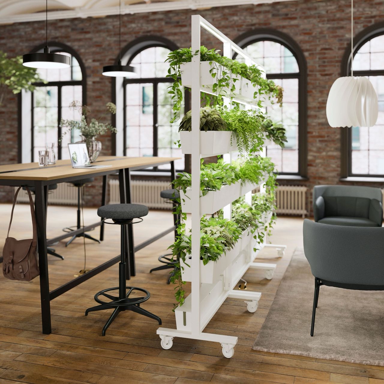 séparateur de pièce bureau IKEA Mittzon