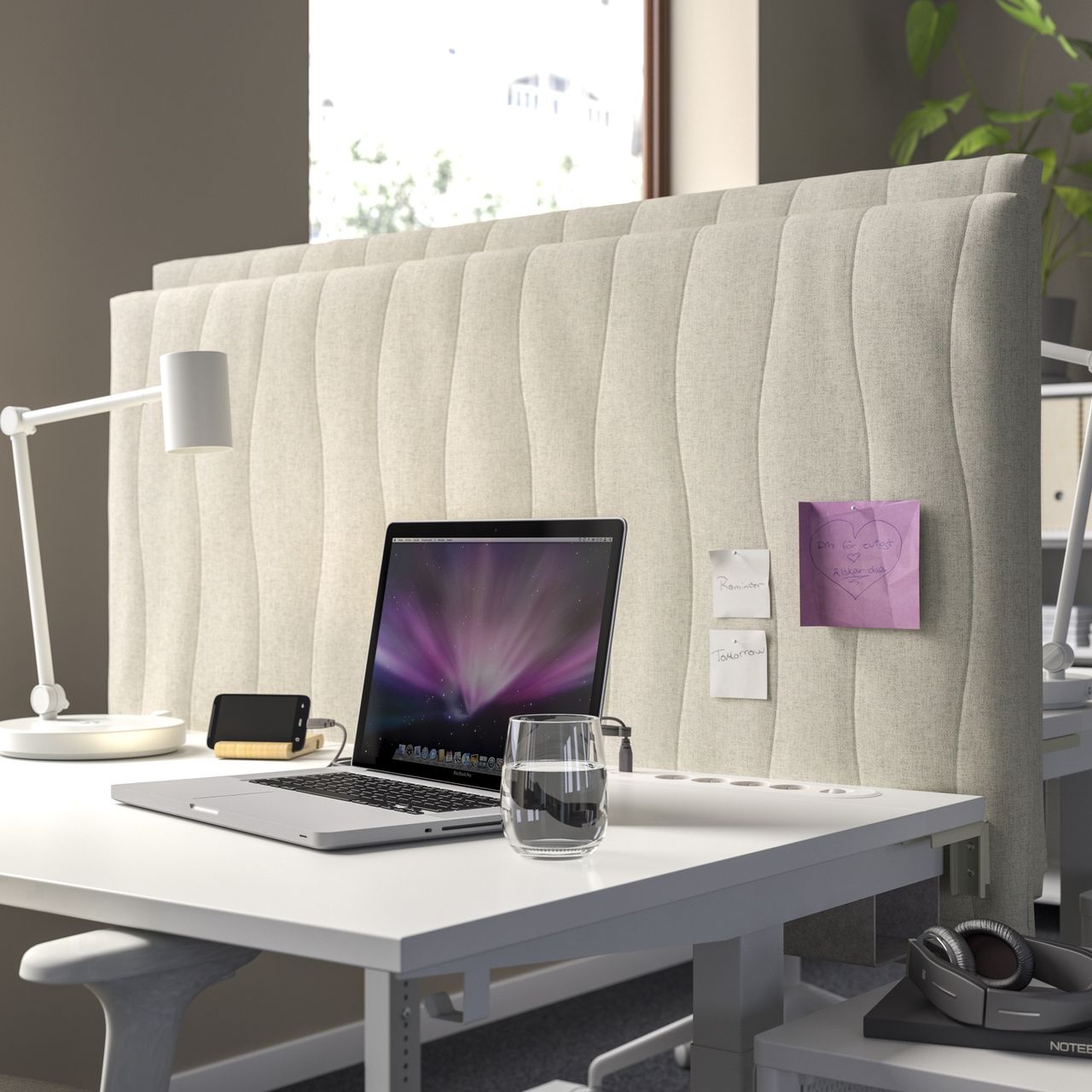 séparateur bureau IKEA Mittzon