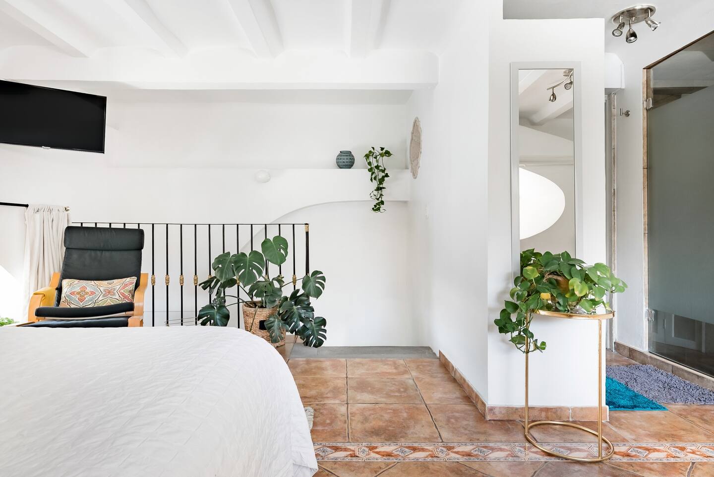 palier carrelage terre cuite