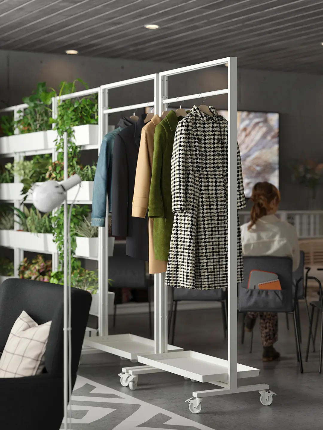 séparateur de pièce bureau IKEA Mittzon