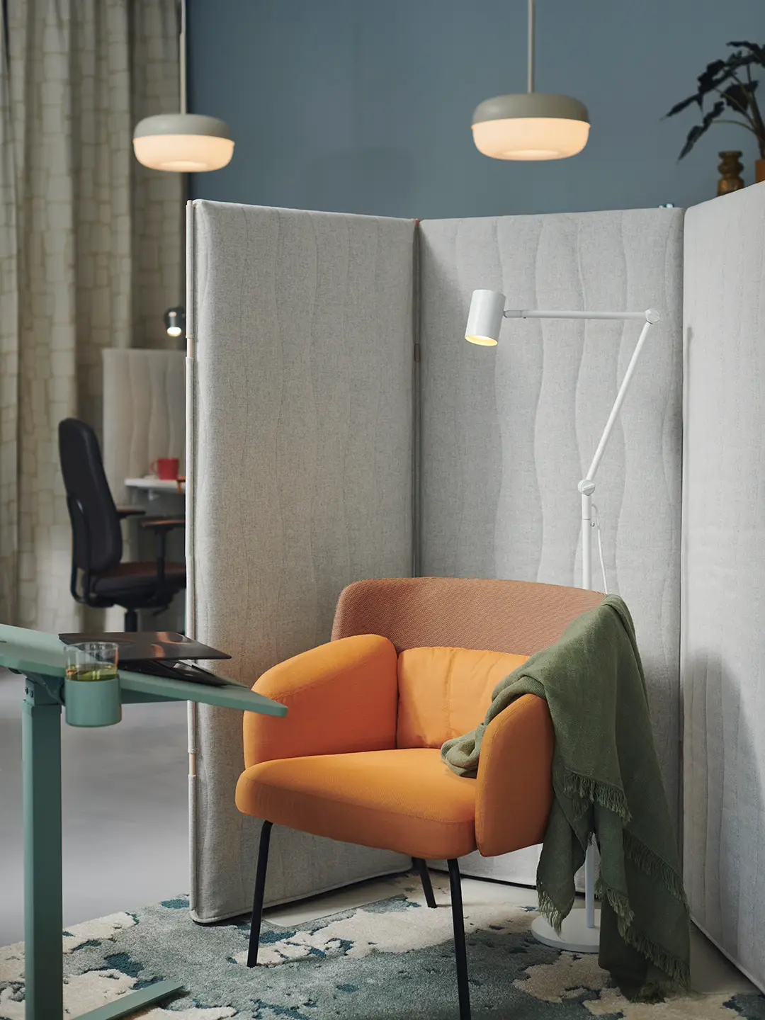 séparateur bureau IKEA Mittzon