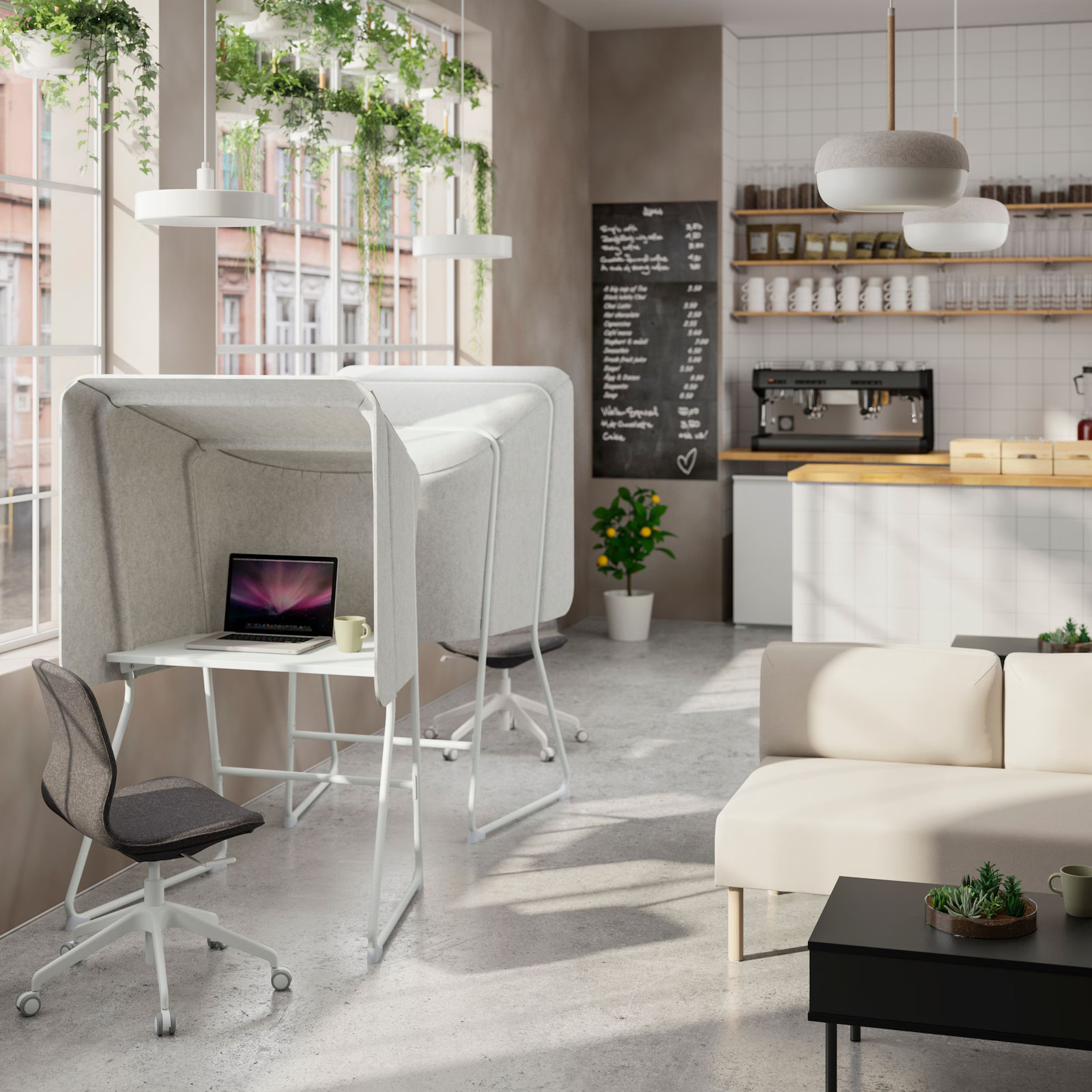 séparateur bureau IKEA Mittzon