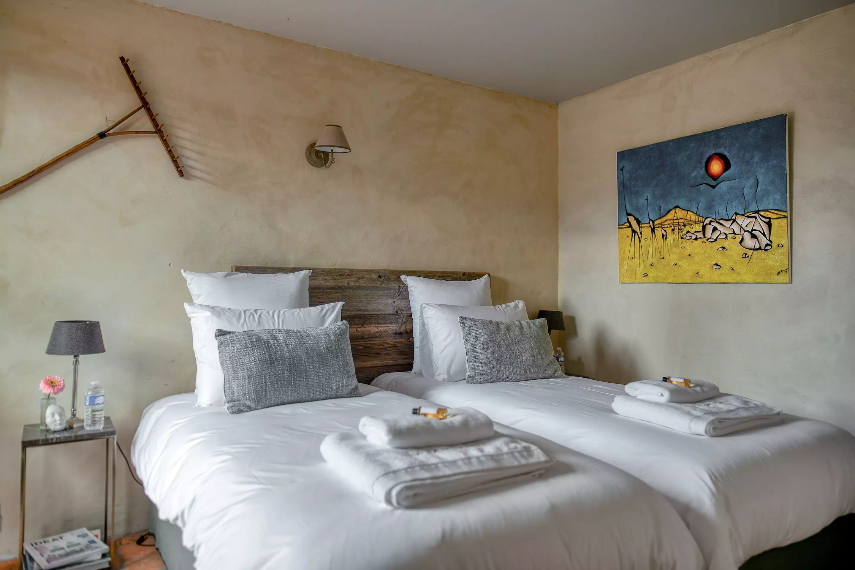 chambre à deux lits