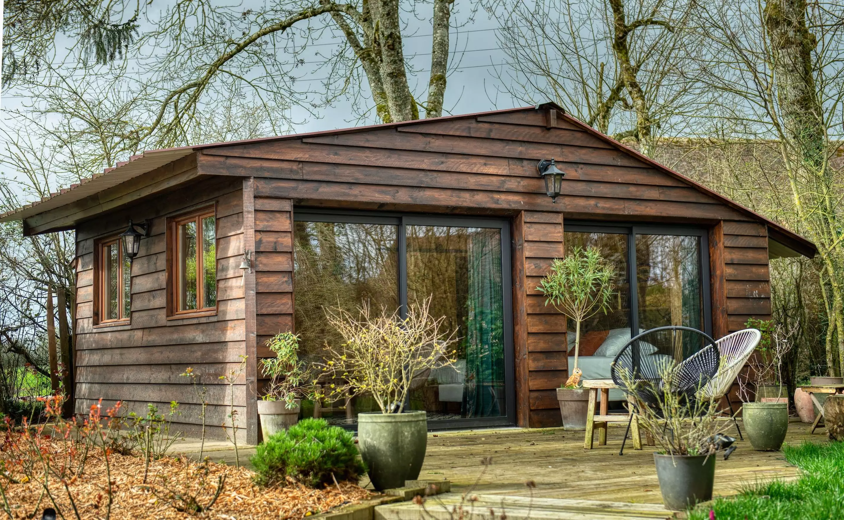 maison amis en bois