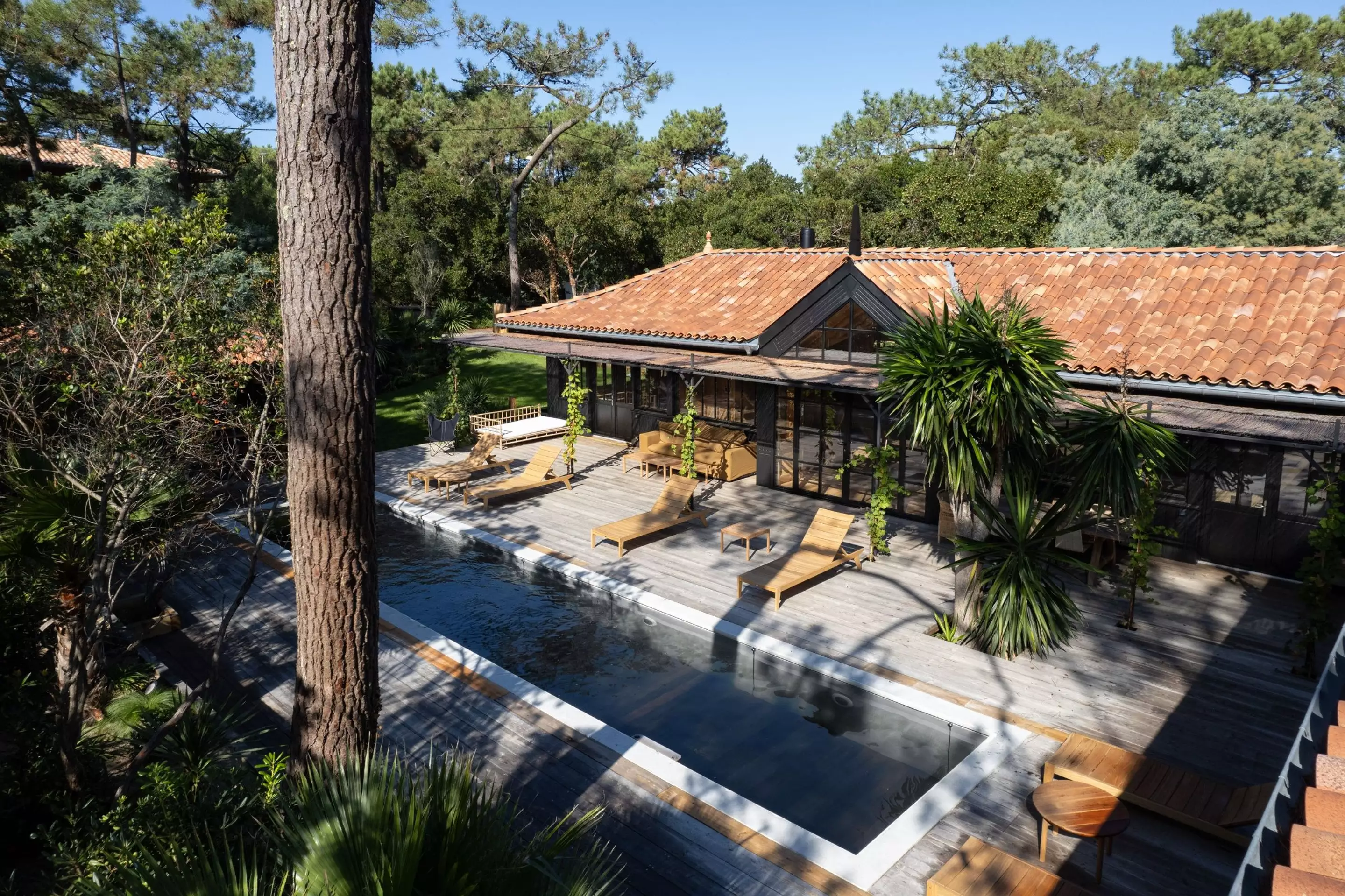 maison en bois avec piscine Cap Ferret maison en bois avec piscine Cap Ferret