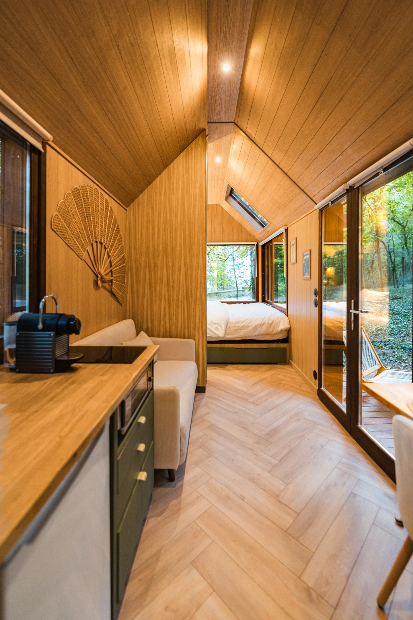 cuisine mini maison 18m2 Pampa Lodge