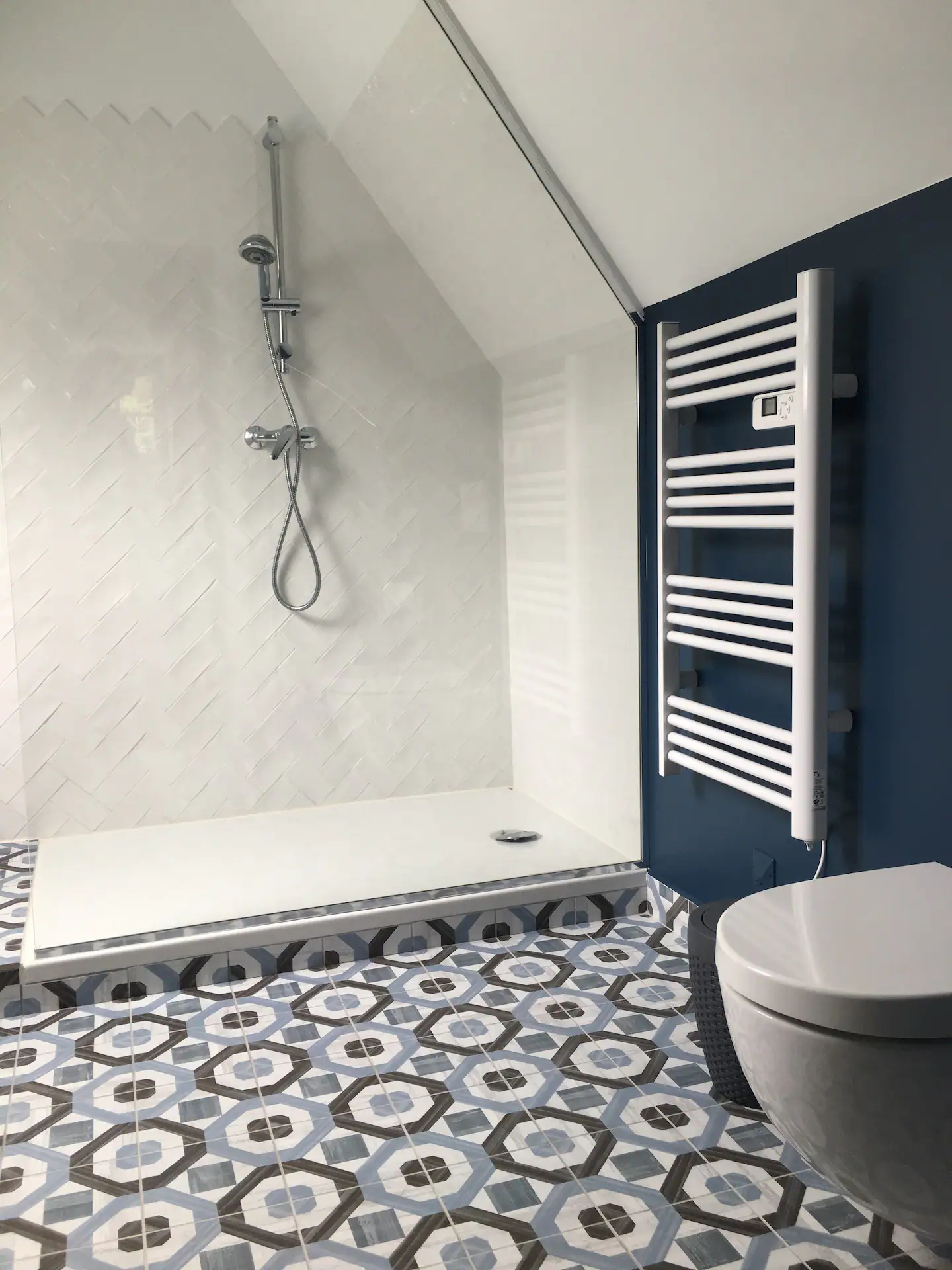 salle de bain bleue salle de bain bleue
