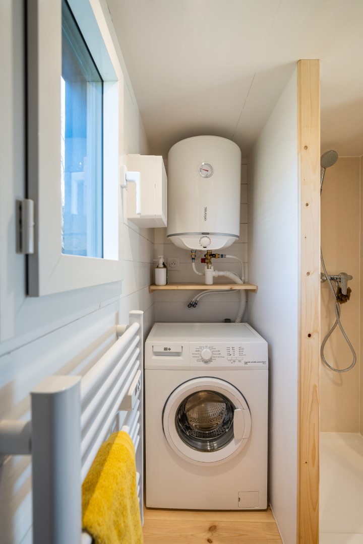 espace buanderie tiny houses