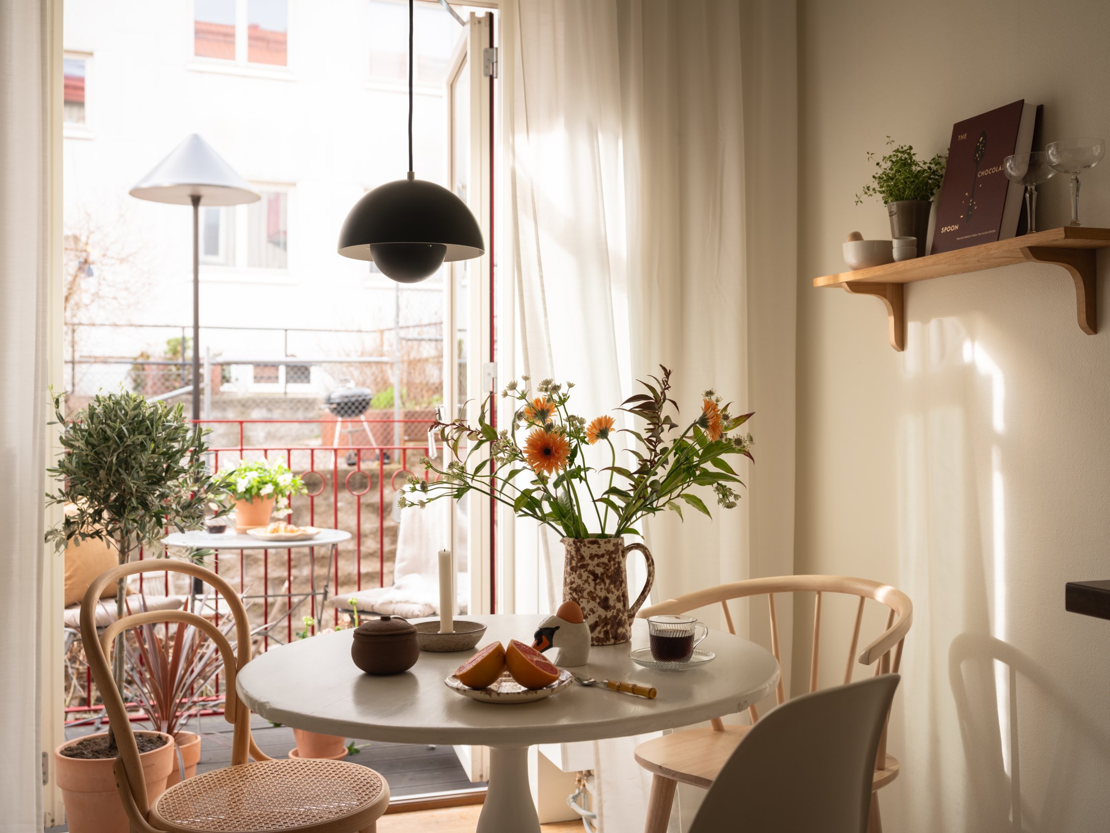 espace repas studio 37m2