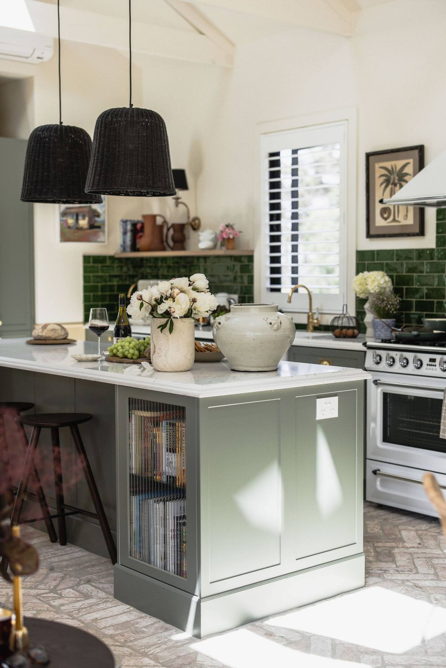 cuisine shaker verte décoration rustique chic cuisine shaker verte décoration rustique chic