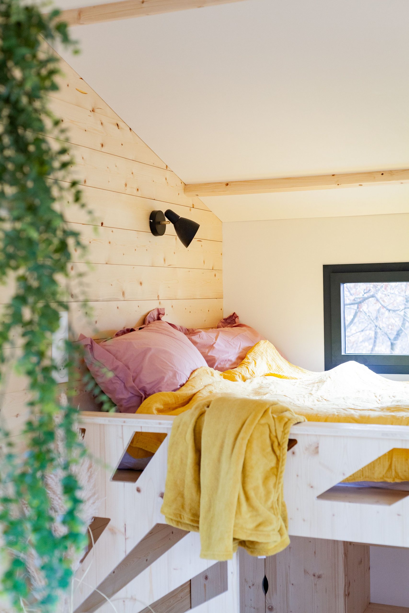 intérieur tiny house française Plume intérieur tiny house française Plume