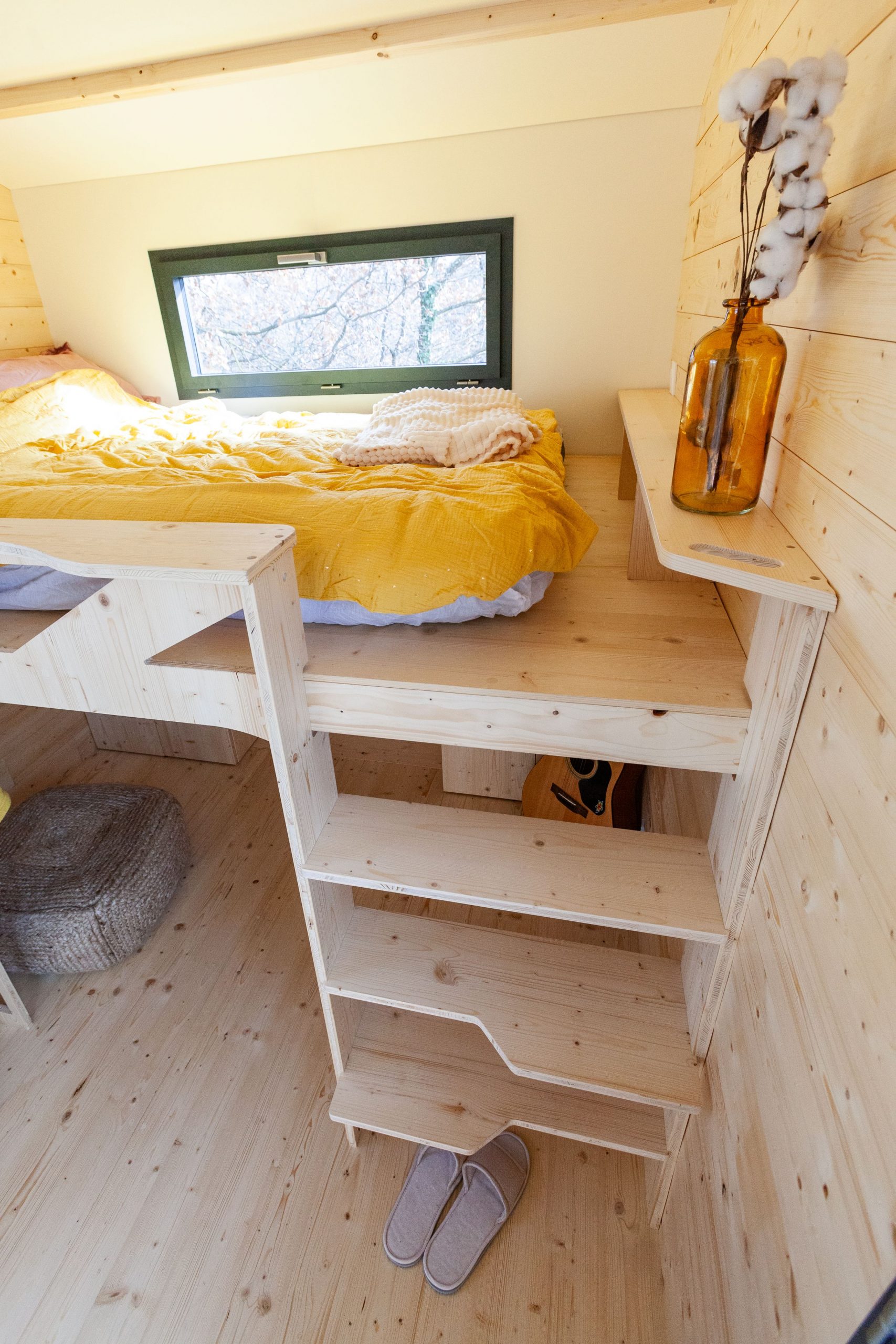 intérieur tiny house française Plume intérieur tiny house française Plume