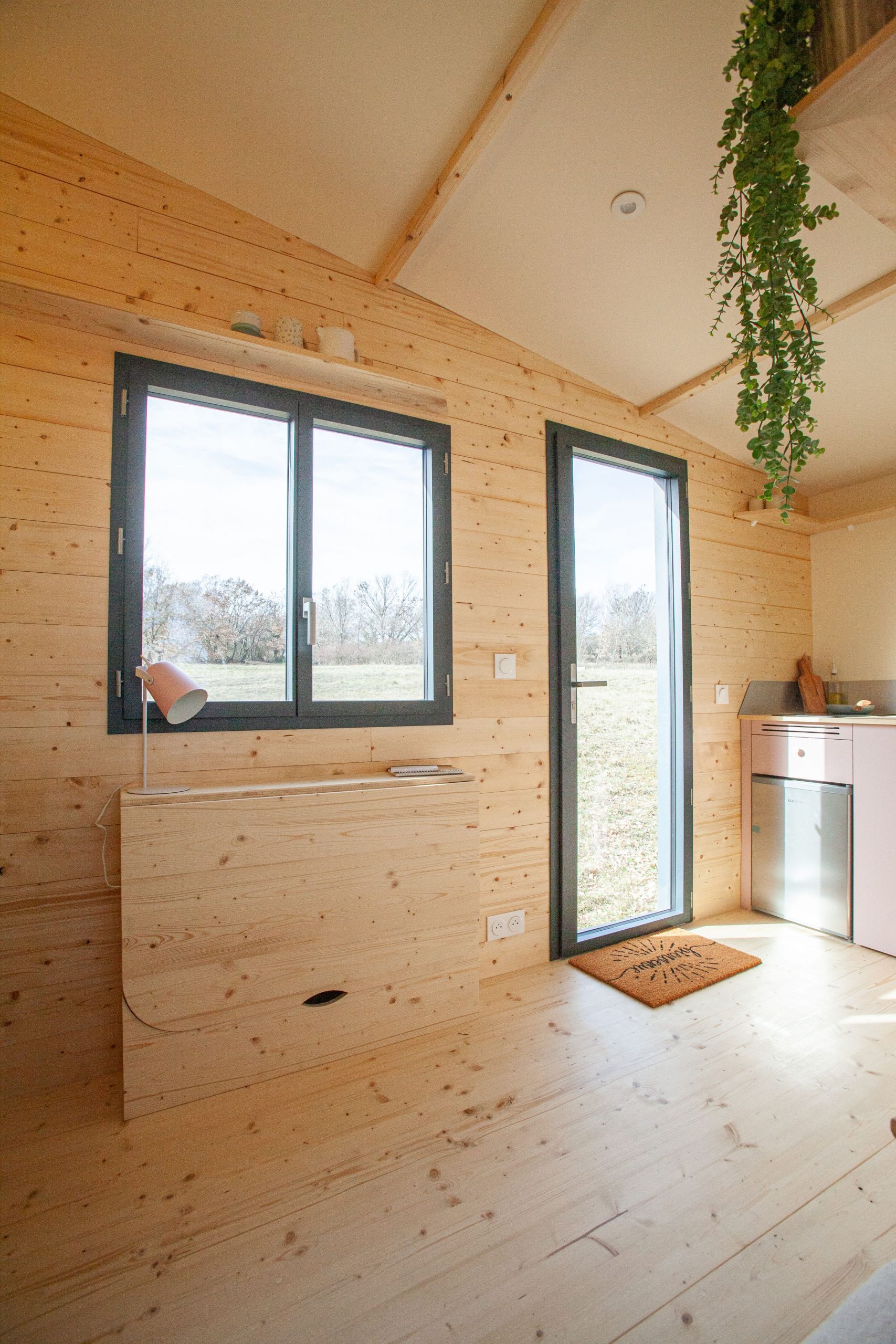 intérieur tiny house française Plume intérieur tiny house française Plume