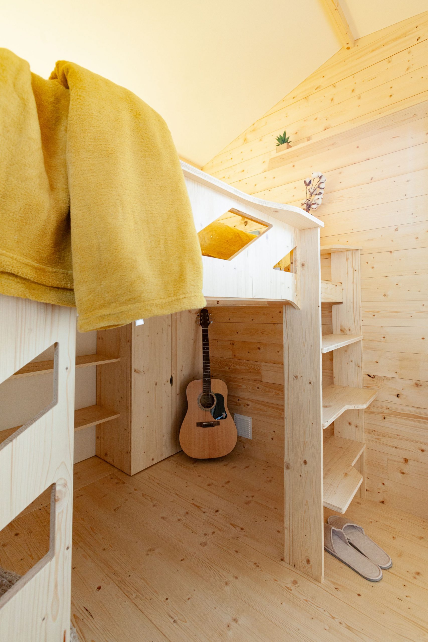 intérieur tiny house française Plume intérieur tiny house française Plume