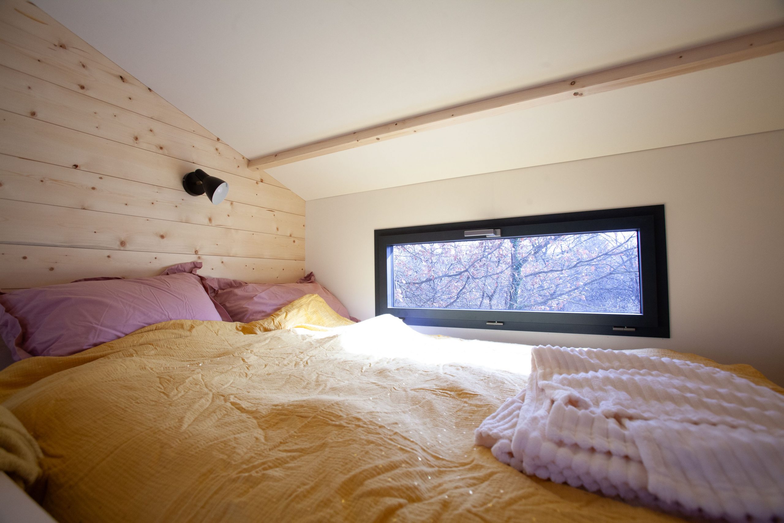 intérieur tiny house française Plume intérieur tiny house française Plume