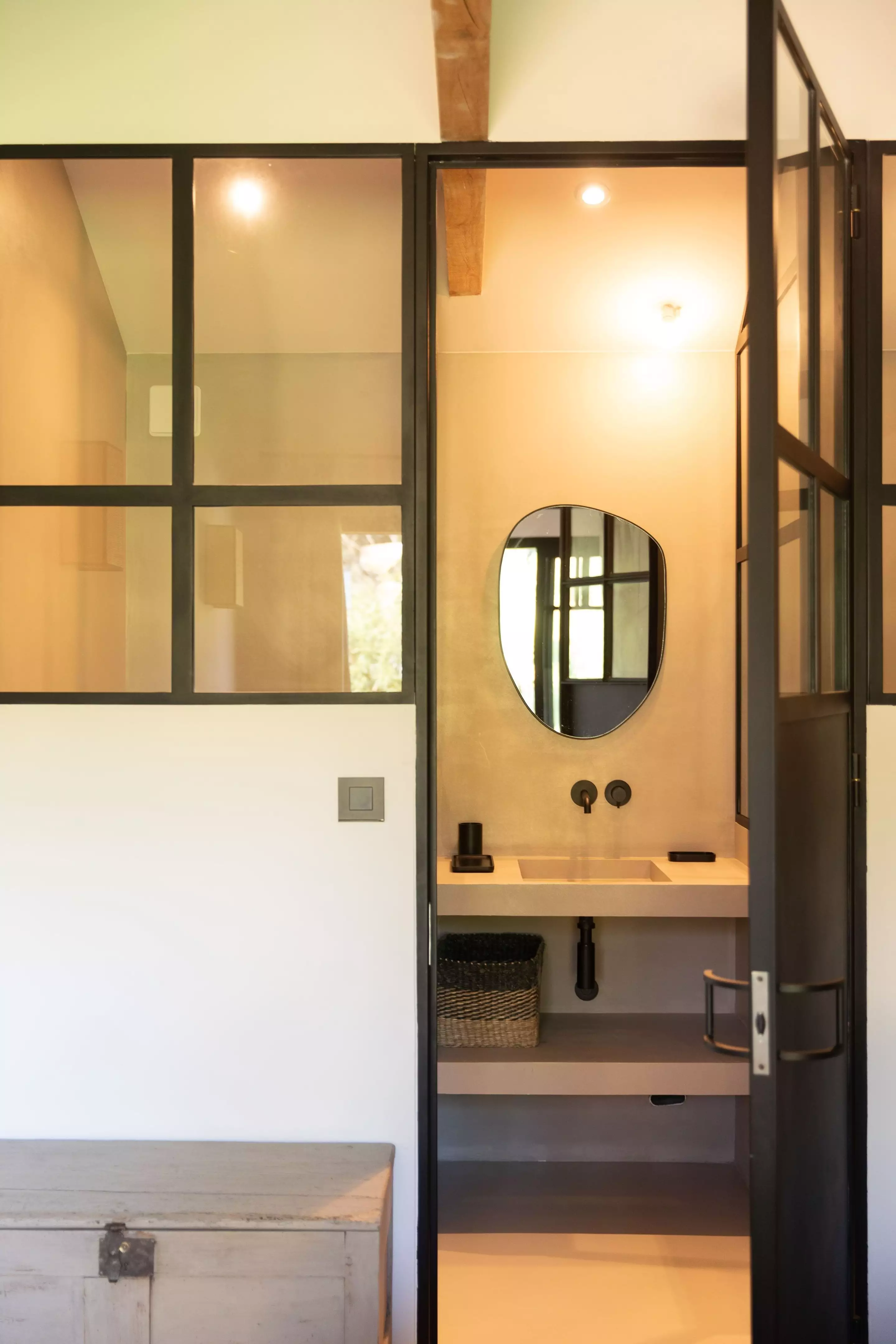 salle de bain maison en bois Villa Esmée Arcachon salle de bain maison en bois Villa Esmée Arcachon