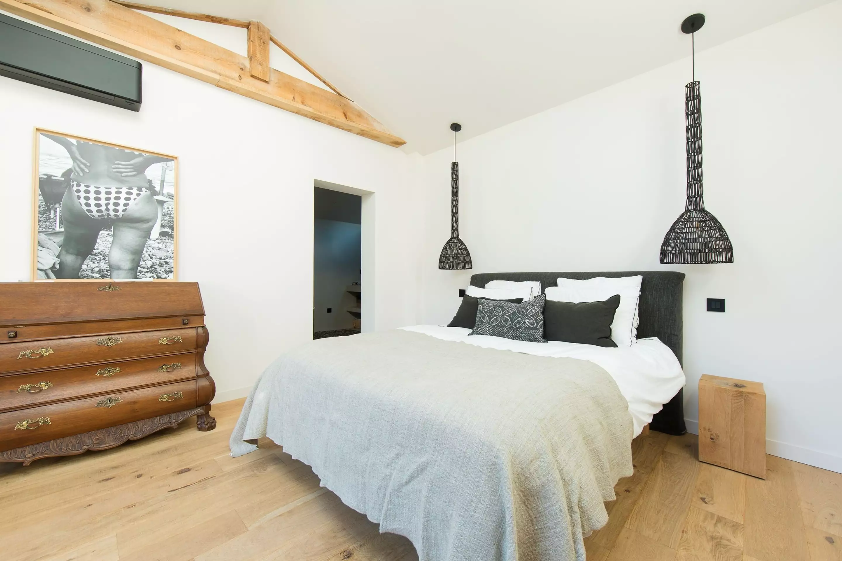 chambre maison en bois Villa Esmée Arcachon chambre maison en bois Villa Esmée Arcachon