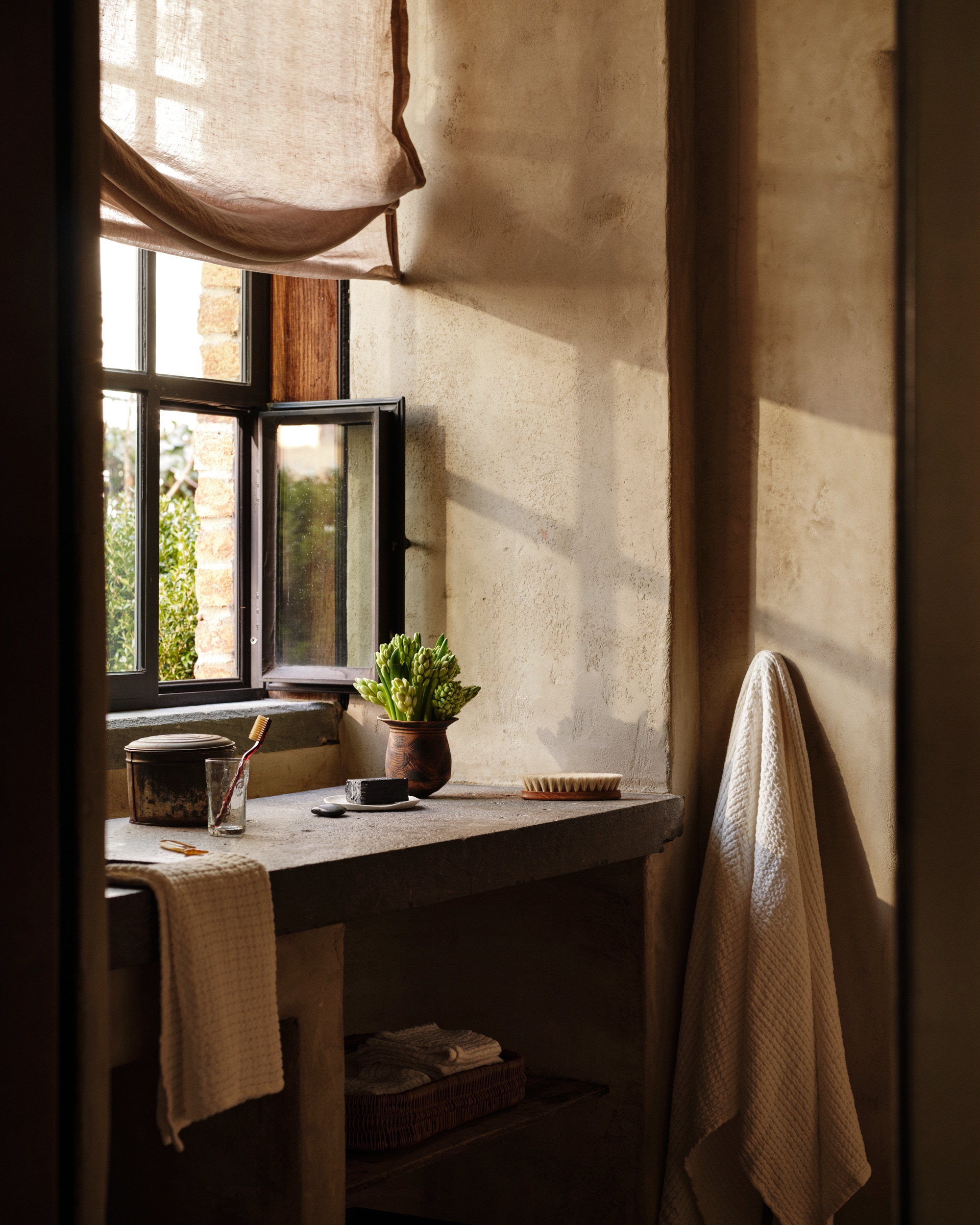 salle de bain appartement New york décoration rustique chic Zara Home salle de bain appartement New york décoration rustique chic Zara Home
