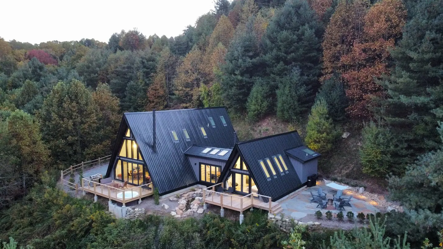 double maison A-Frame double maison A-Frame