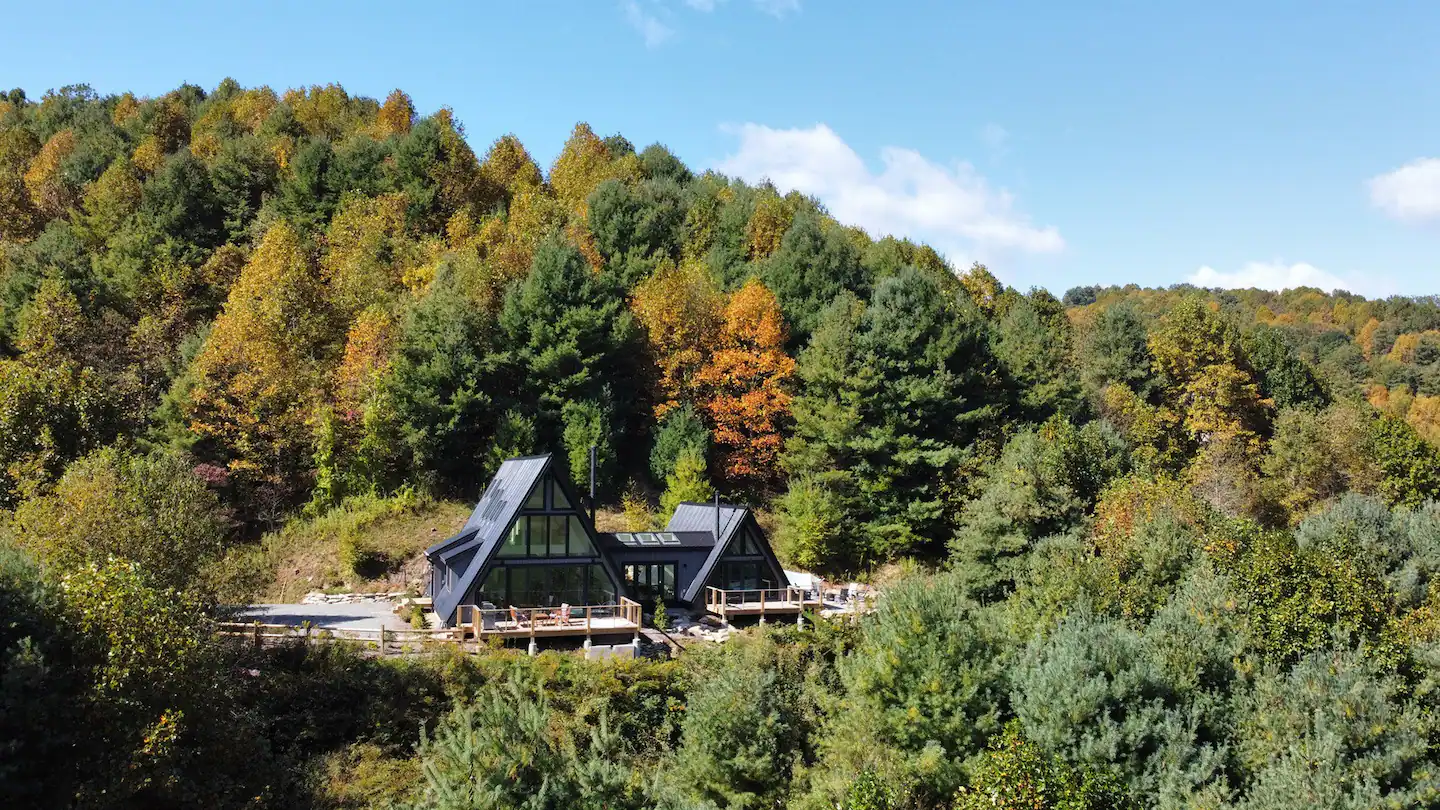 double maison A-Frame double maison A-Frame