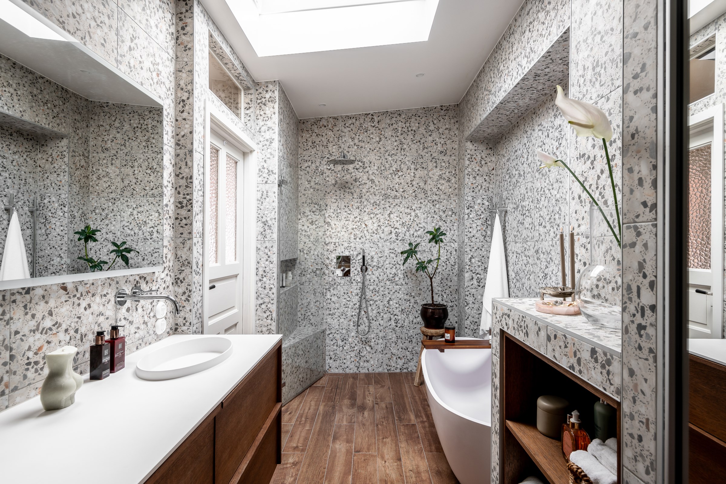 salle de bain design avec papier-peint salle de bain design avec papier-peint