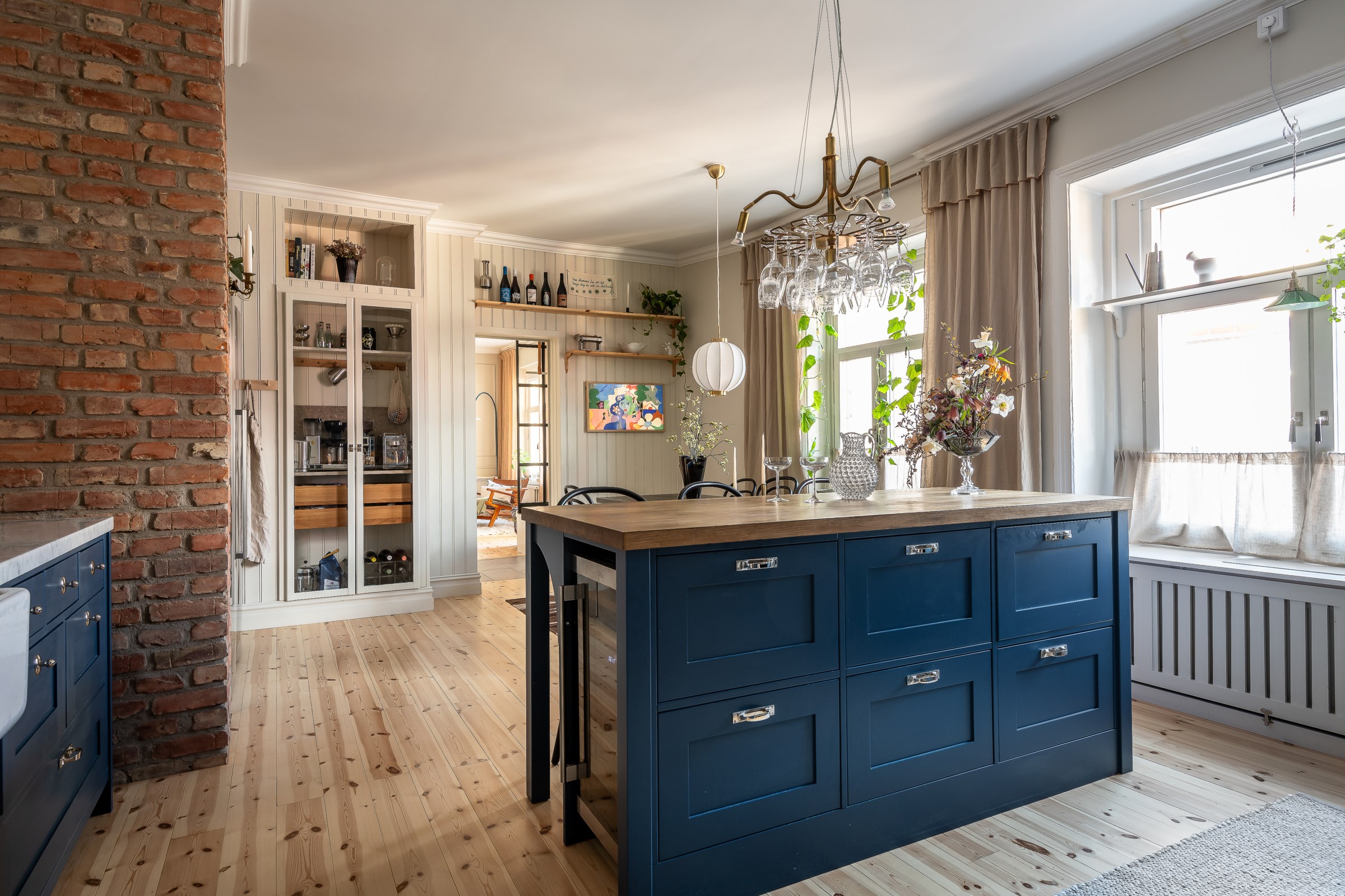 cuisine bleue style campagne chic cuisine bleue style campagne chic