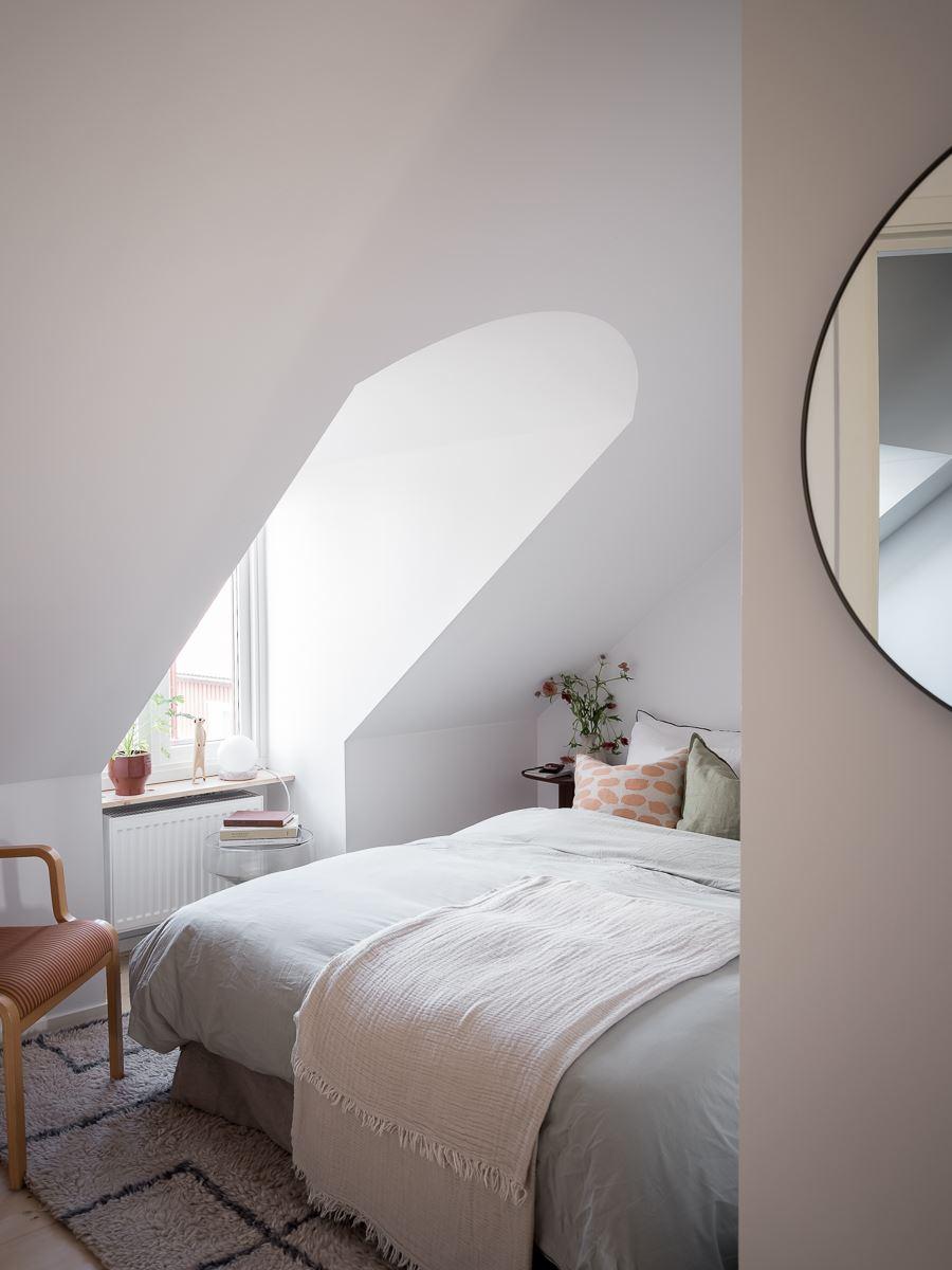 chambre appartement deux-pièces 27m2 décoration design