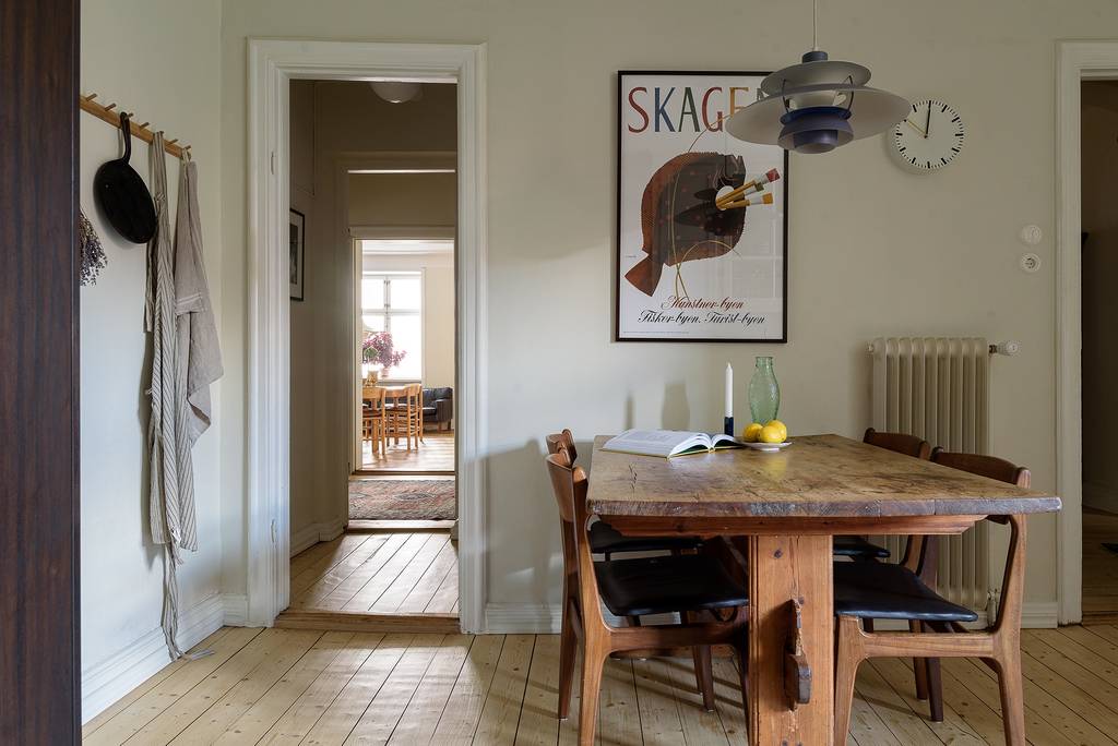 salle à manger décoration vintage