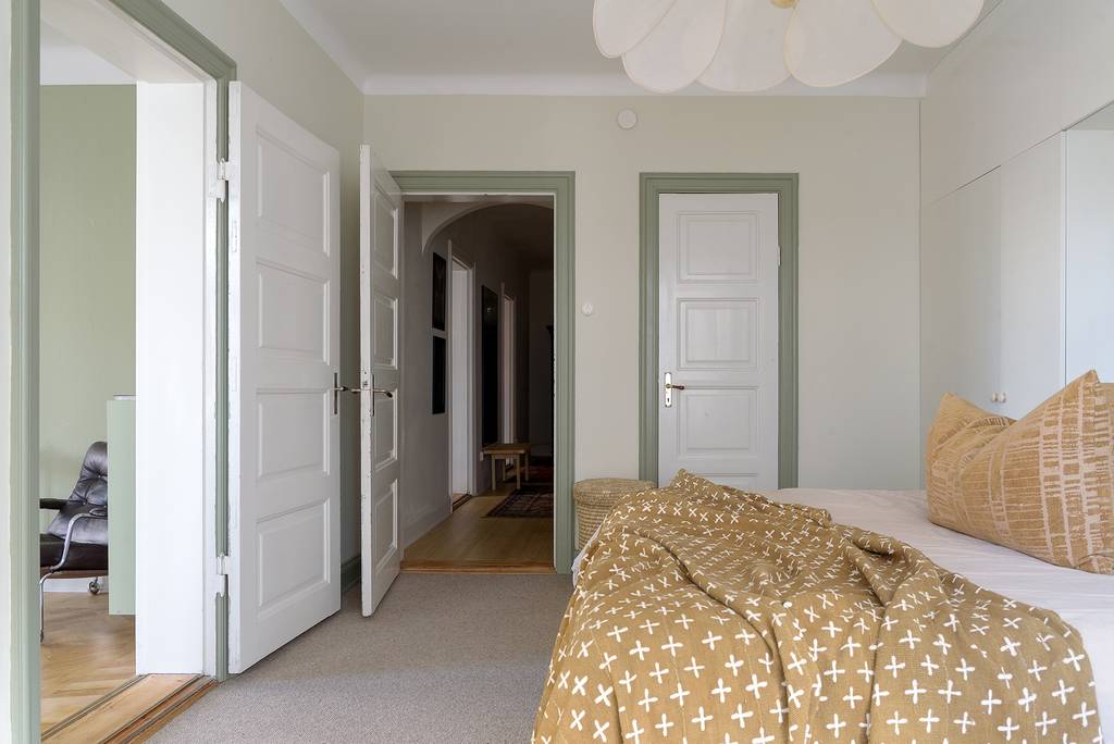 chambre décoration vintage et scandinave