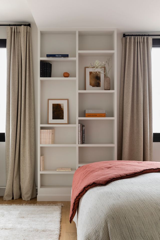 chambre appartement Paris décoration contemporaine Photo : ©Pauline Le Goff