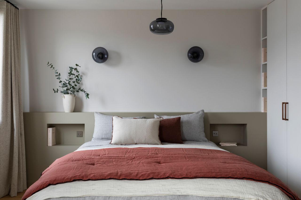 chambre appartement Paris décoration contemporaine Photo : ©Pauline Le Goff