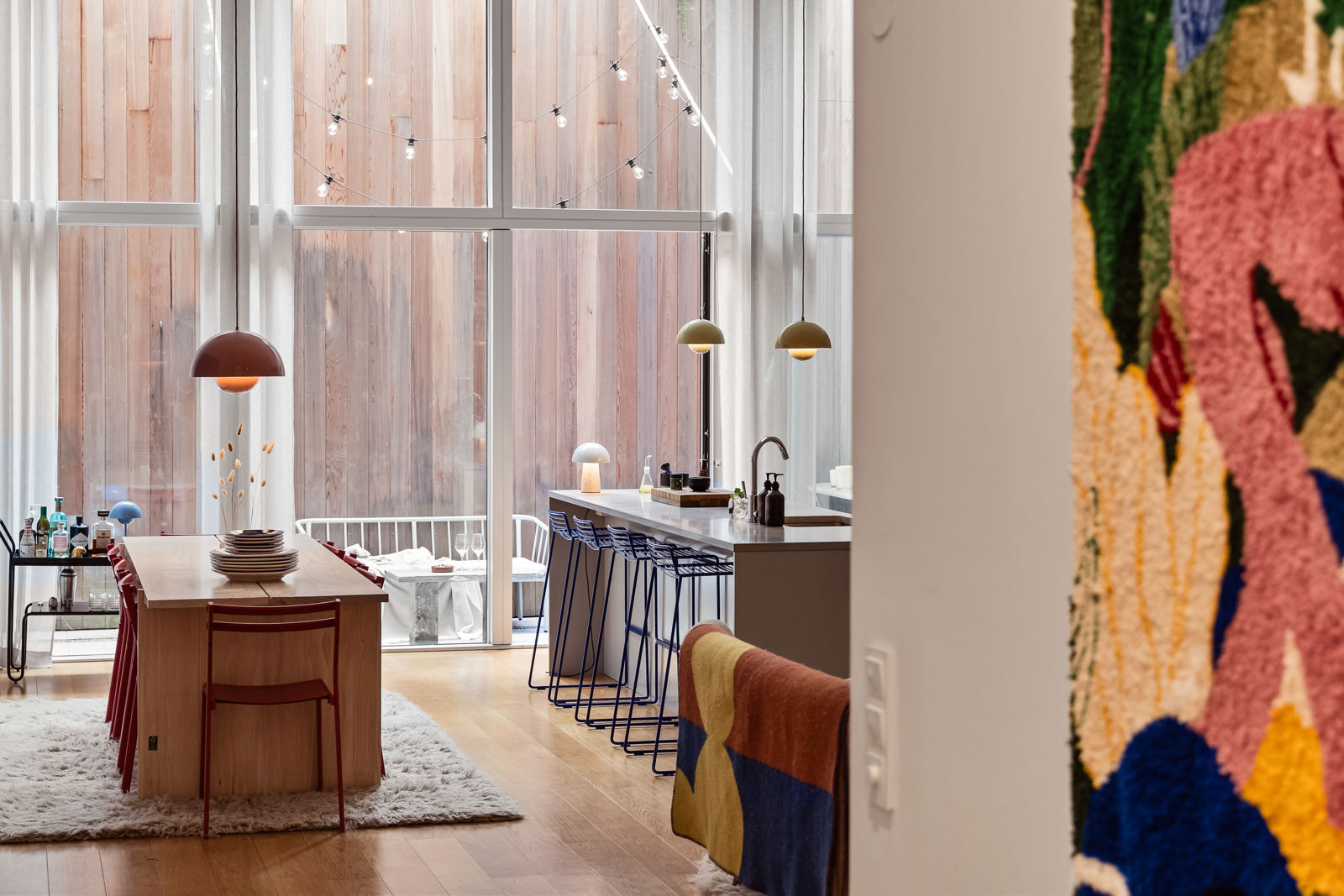 salle à manger et cuisine ouverte décoration design grise salle à manger et cuisine ouverte décoration design grise