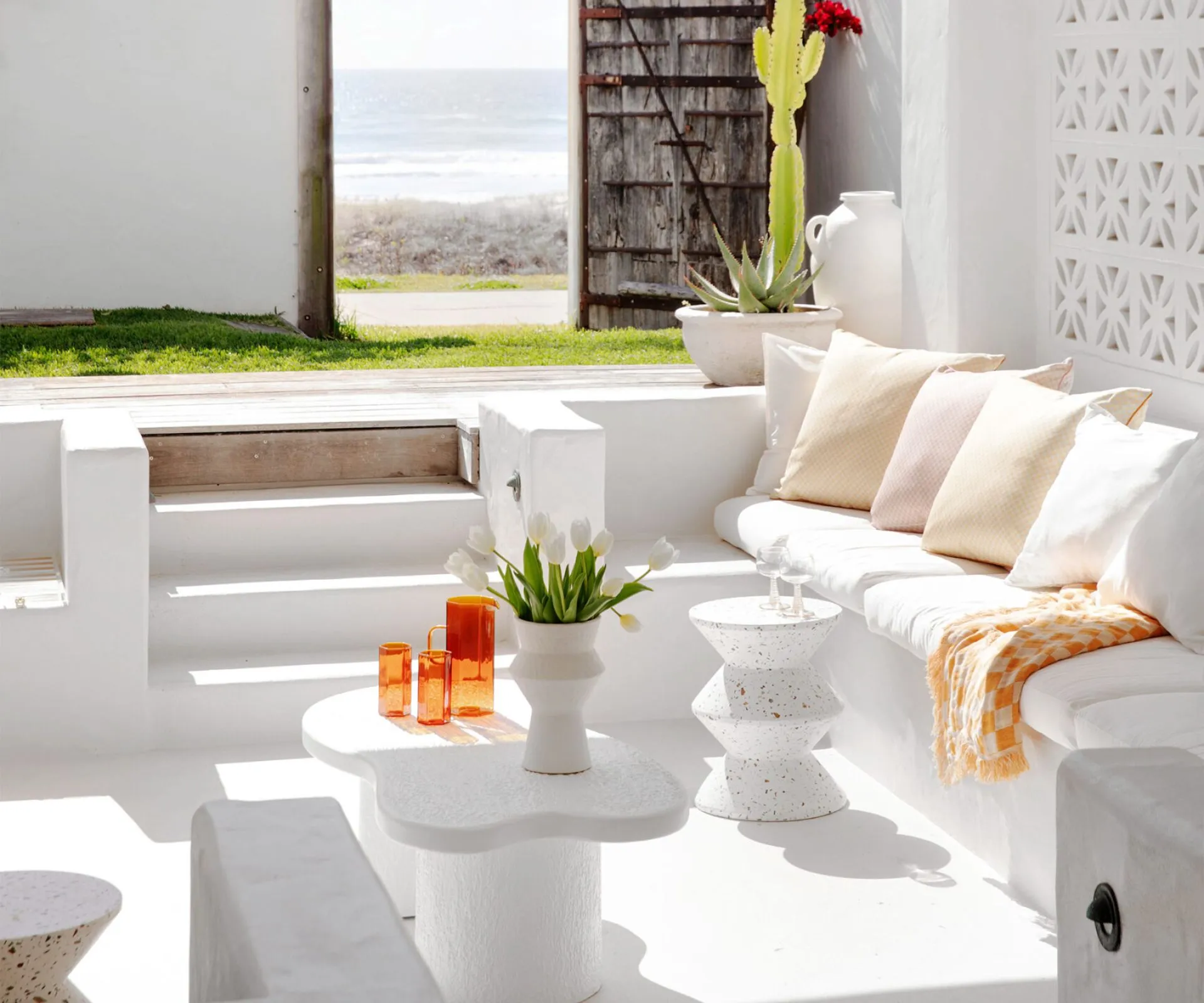 terrasse maison de plage Australie Rolling Seas terrasse maison de plage Australie Rolling Seas