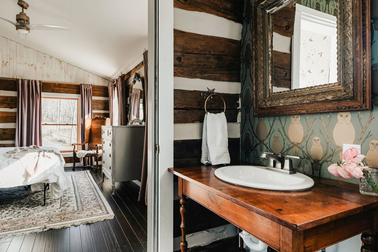 chambre décoration rustique chic et salle de bain chambre décoration rustique chic et salle de bain