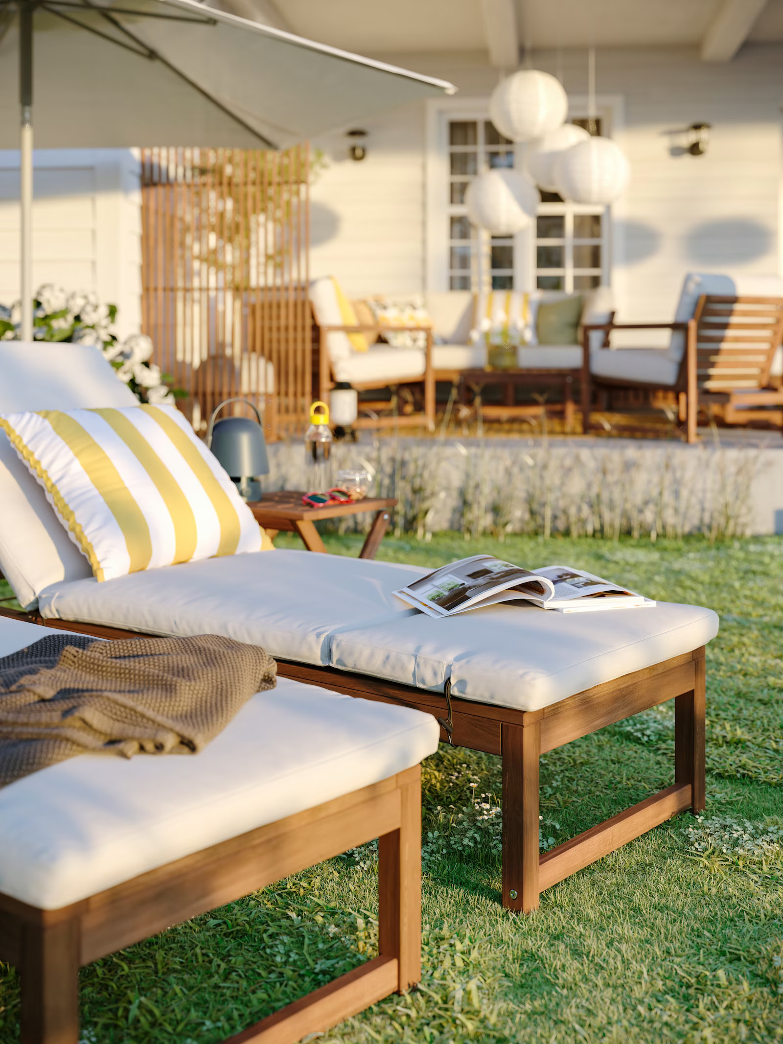 jardin avec bain de soleil bois jardin avec bain de soleil bois