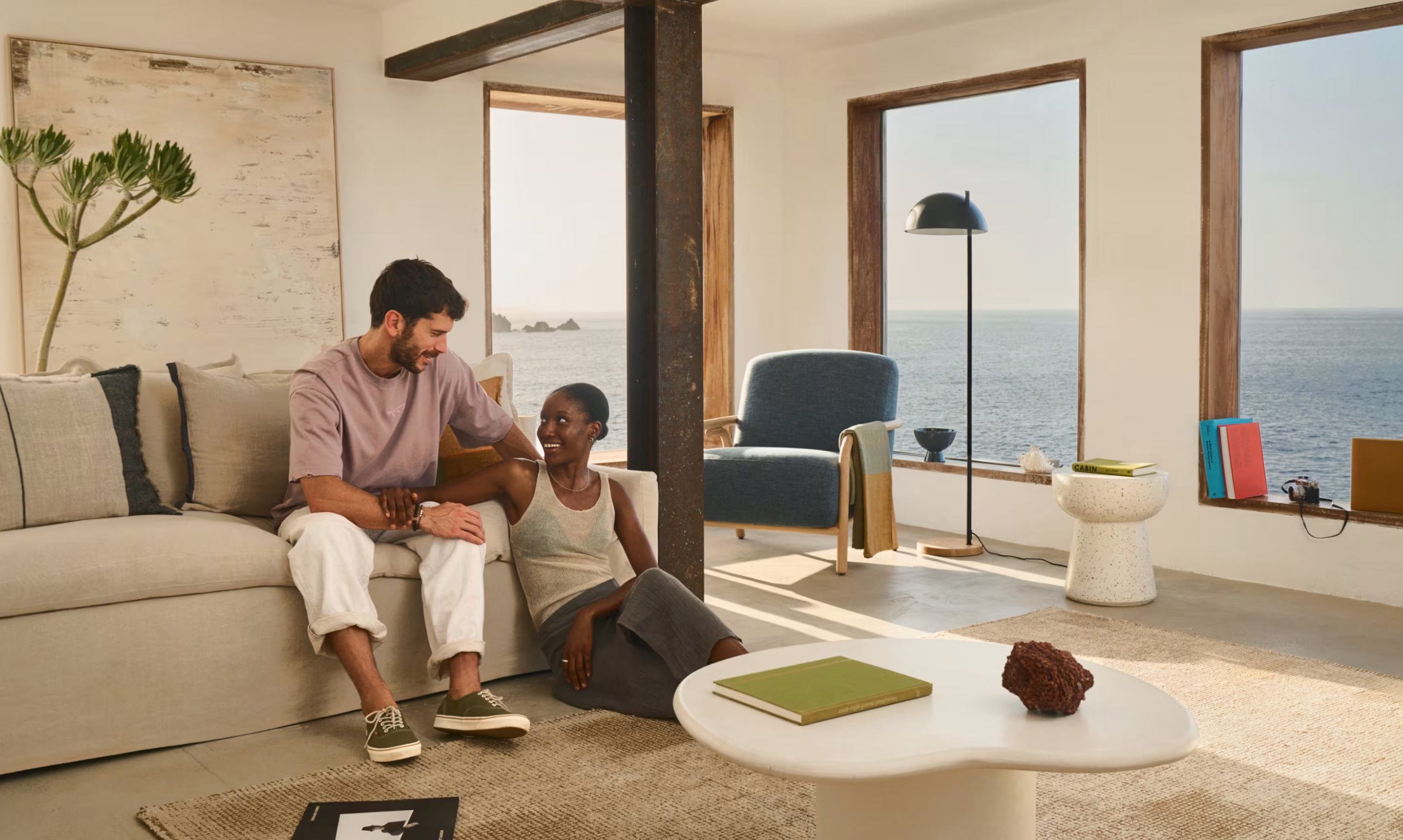 salon maison sur la mer nouvelle collection Kave Home salon maison sur la mer nouvelle collection Kave Home