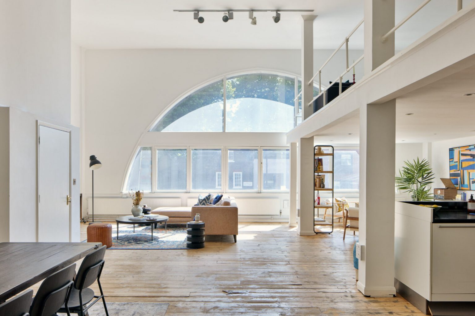 salon loft en duplex