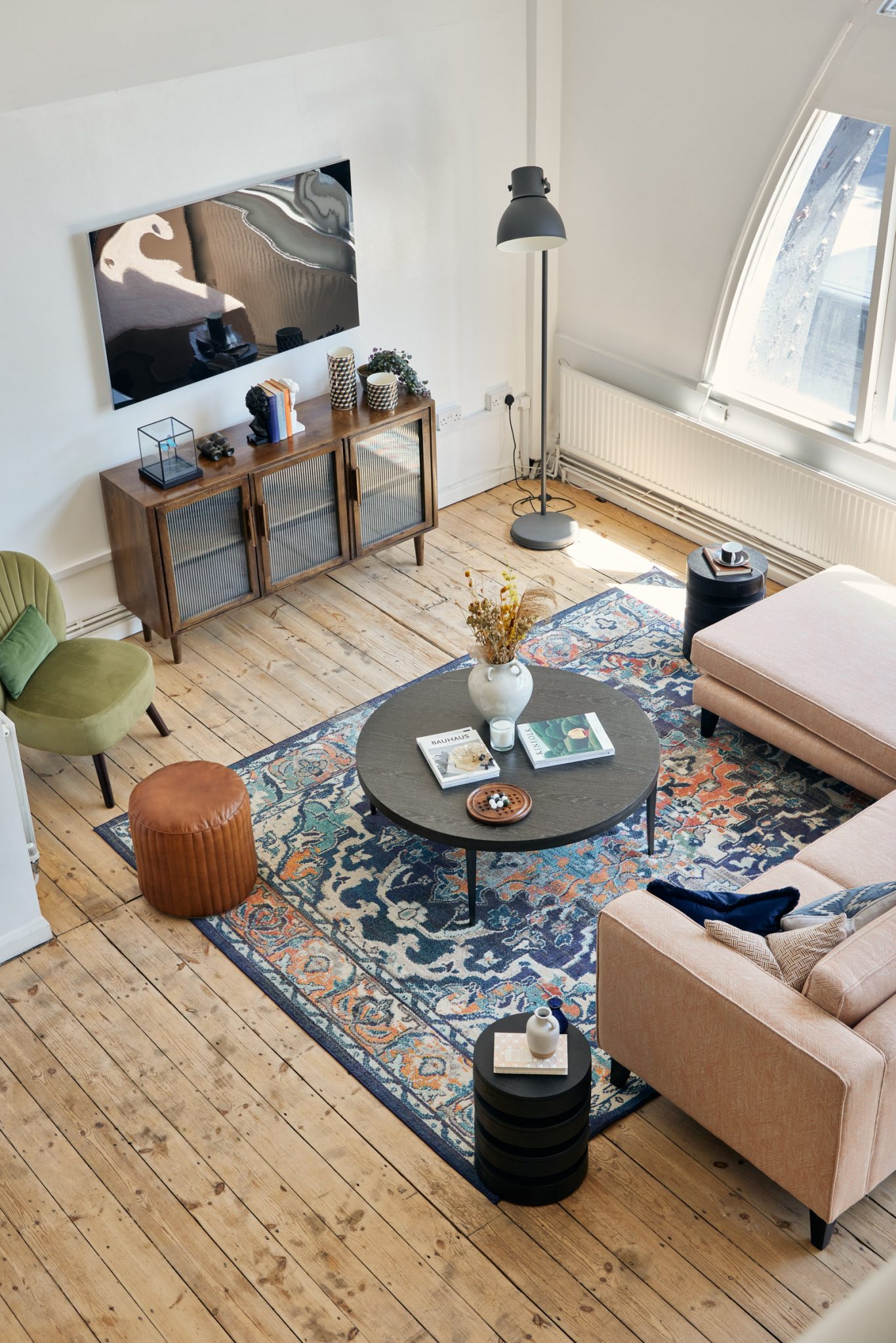 salon loft en duplex
