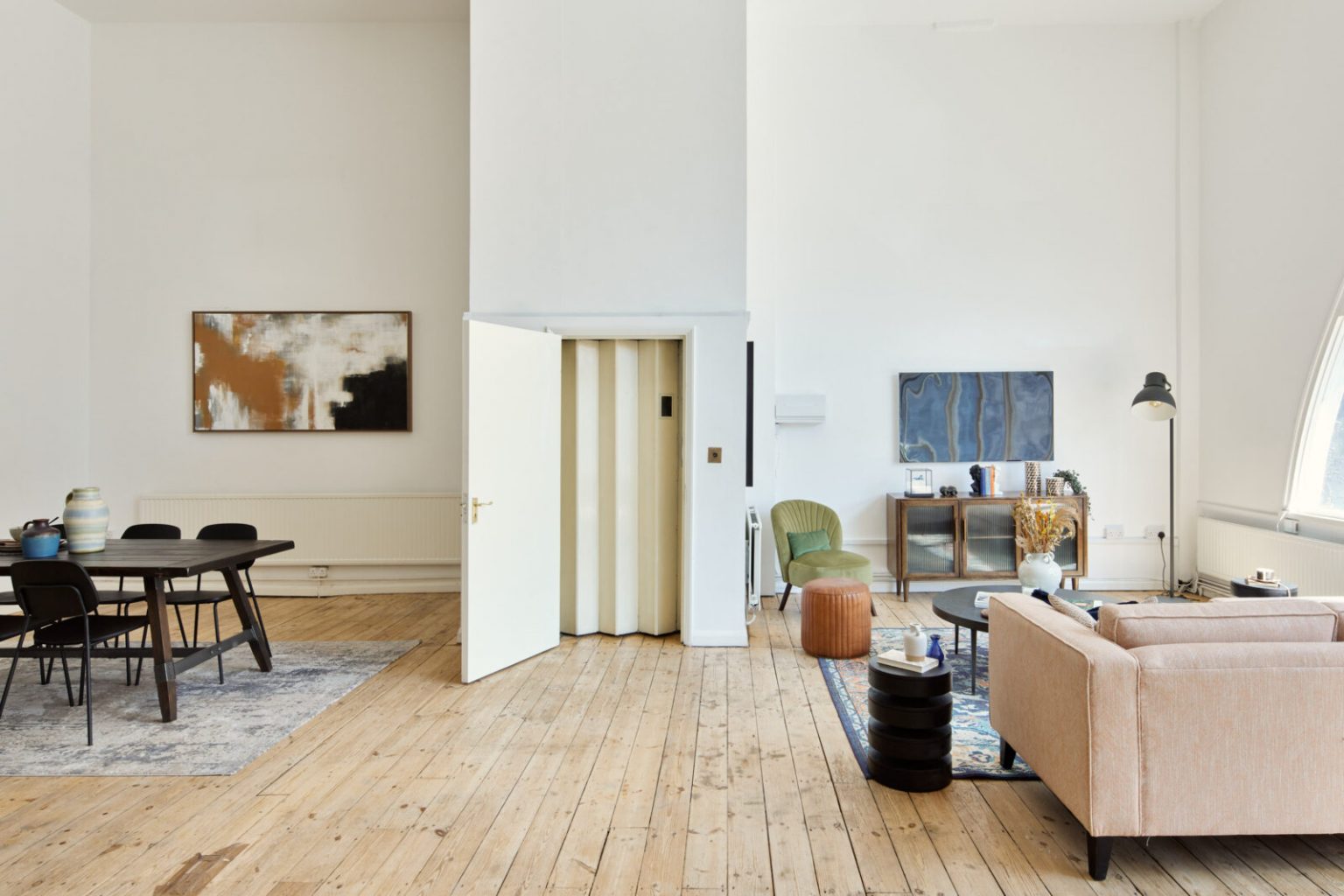 salon double hauteur