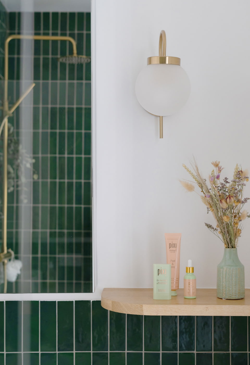salle de bain blanche et verte salle de bain blanche et verte