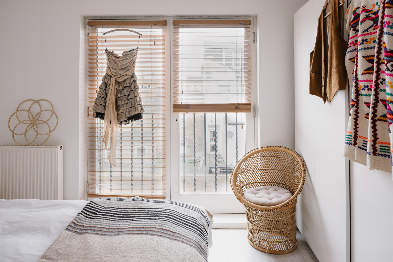 chambre appartement 64m2 décoration bohème chic et vintage
