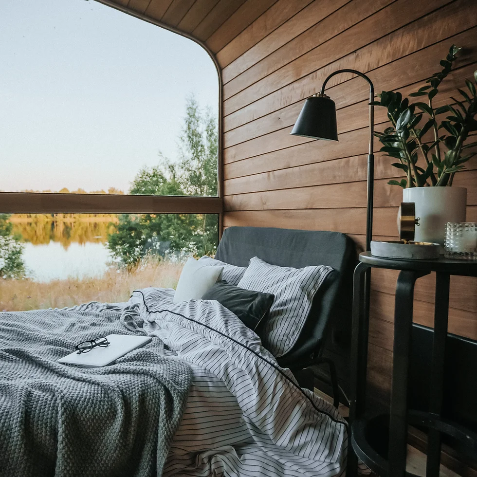 chambre tiny house Vagabond Haven chambre tiny house Vagabond Haven