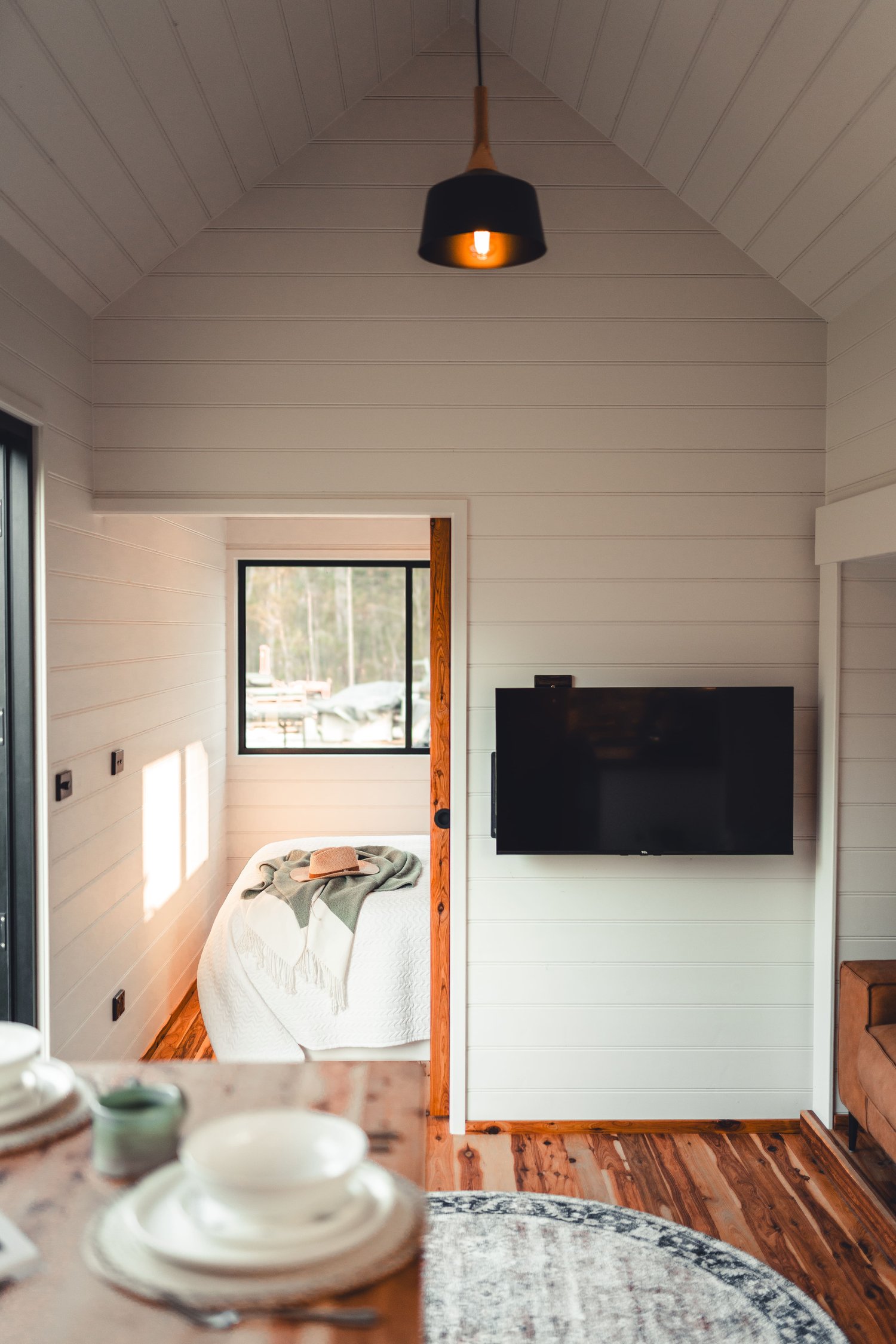 salon et cuisine tiny house 24m2 Settler Häuslein
