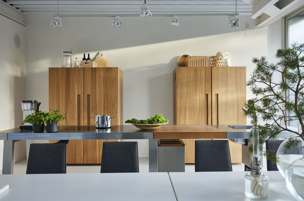 salle à manger et cuisine maison architecte Studio Furillen