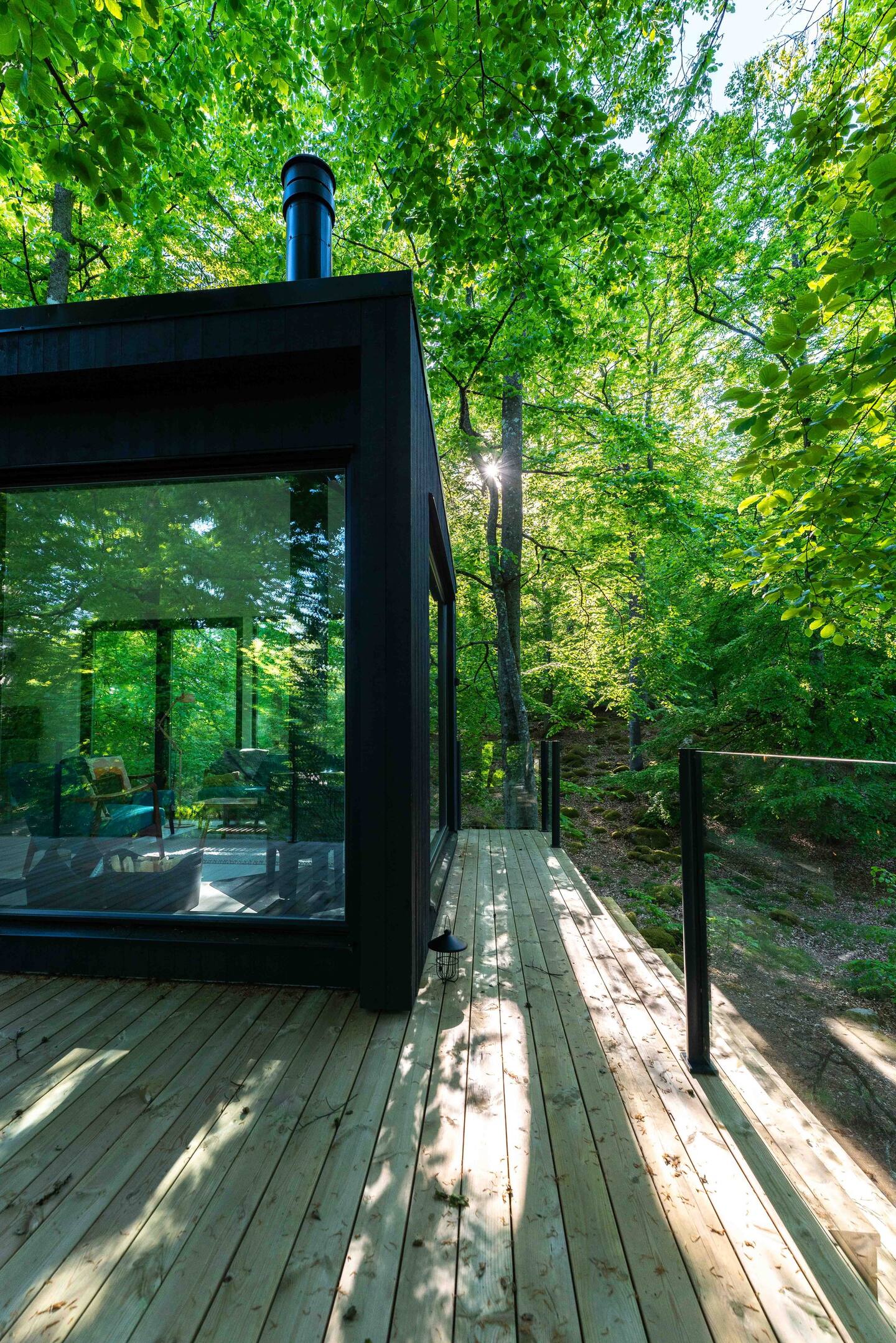 petite maison 55m2 en bois noir